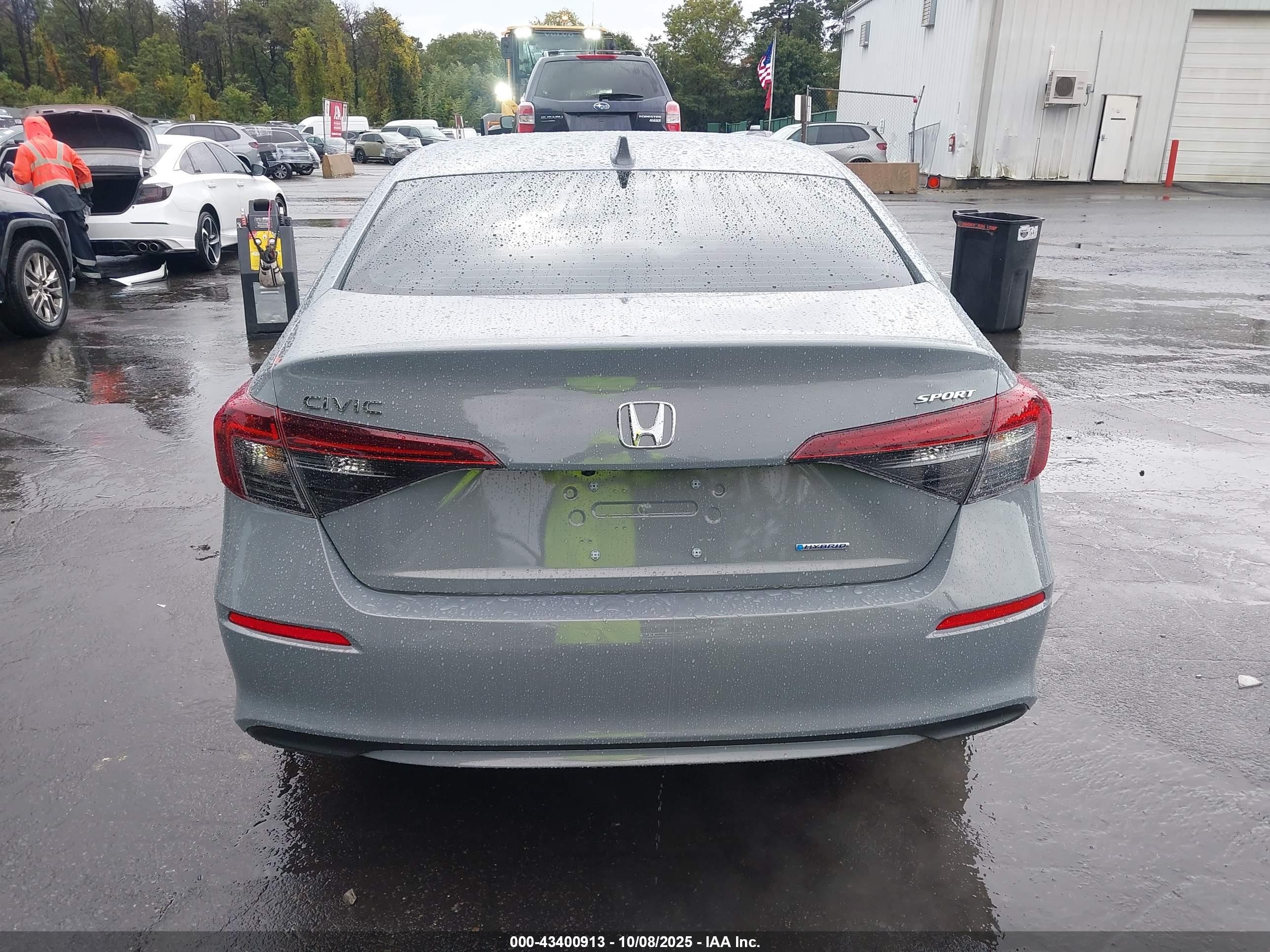 2025 Honda Civic Hybrid Sport/sport Touring Серый vin: 2HGFE4F82SH315270