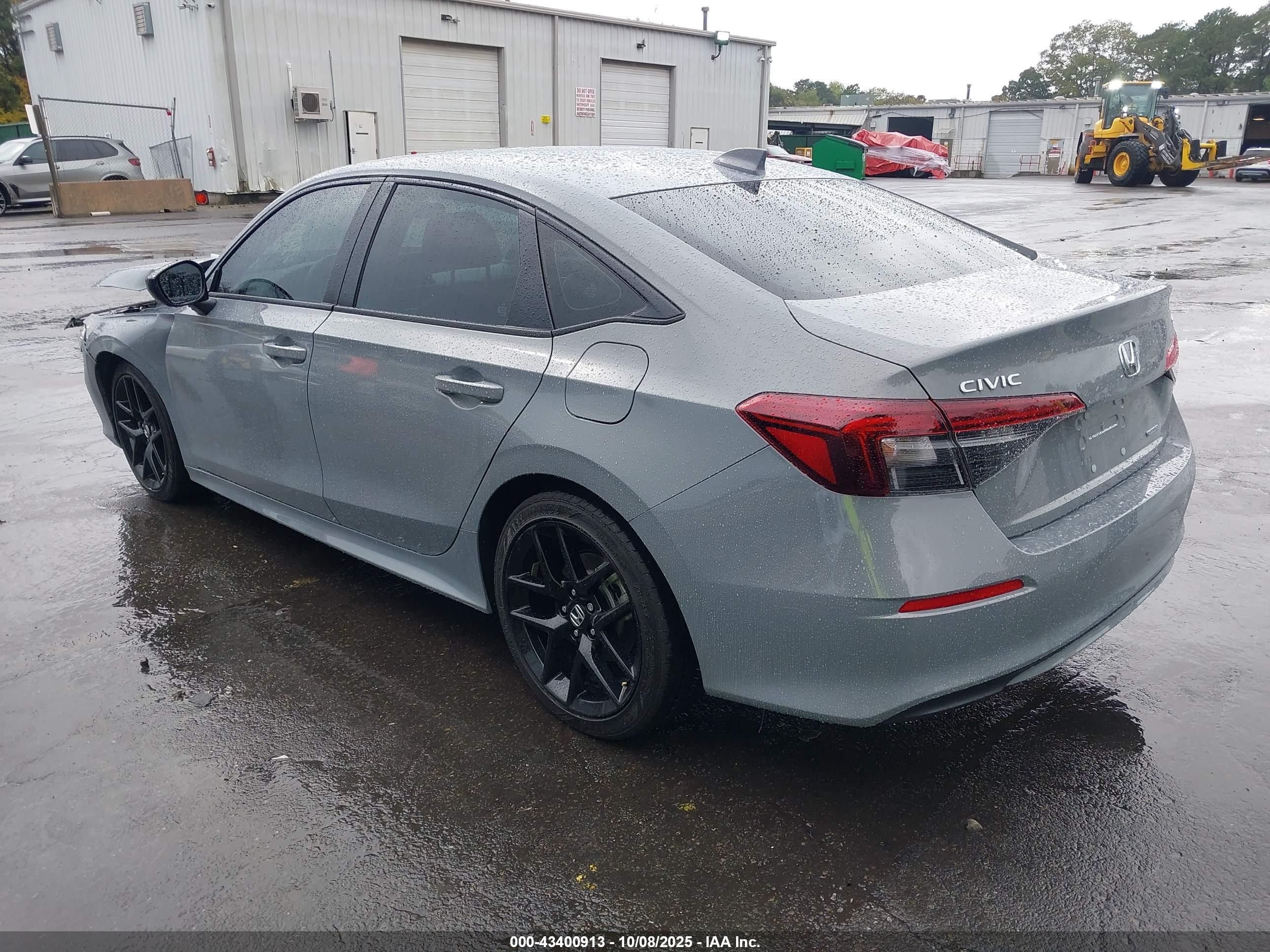 2025 Honda Civic Hybrid Sport/sport Touring Серый vin: 2HGFE4F82SH315270