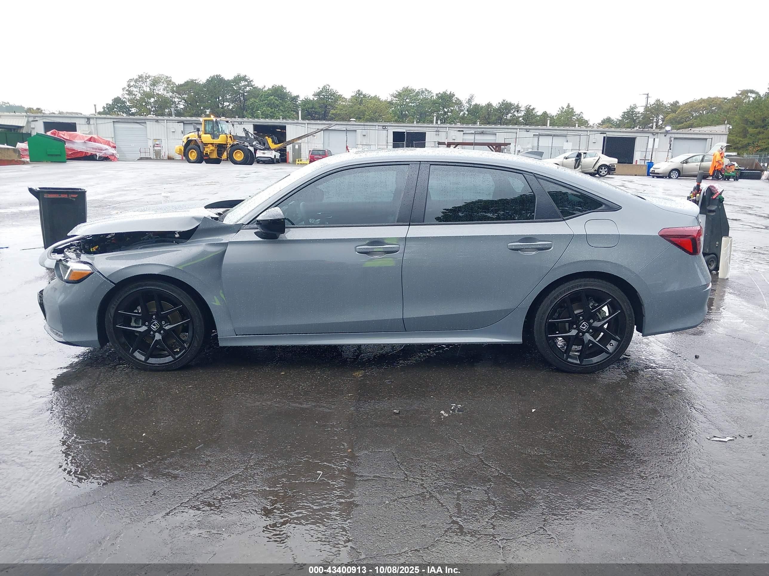 2025 Honda Civic Hybrid Sport/sport Touring Серый vin: 2HGFE4F82SH315270