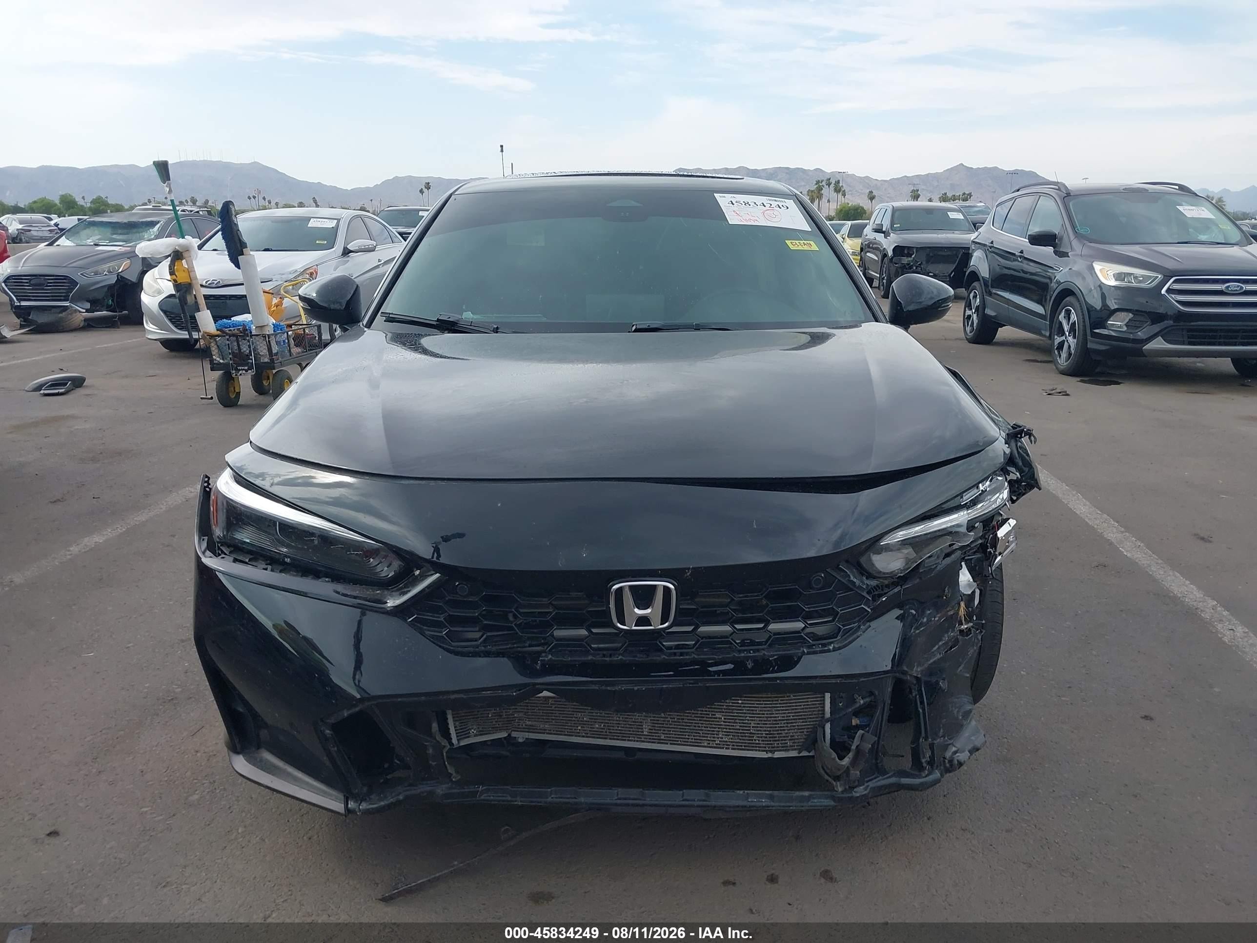 2025 Honda Civic  Hybrid Sport/sport Touring Black vin: 2HGFE4F83SH303161