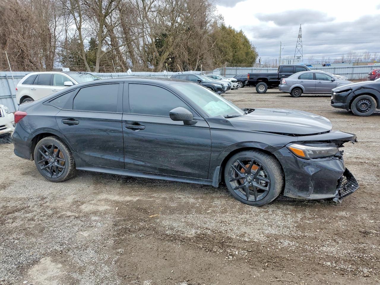 2026 Honda Civic Sport Black vin: 2HGFE4F83TH007414