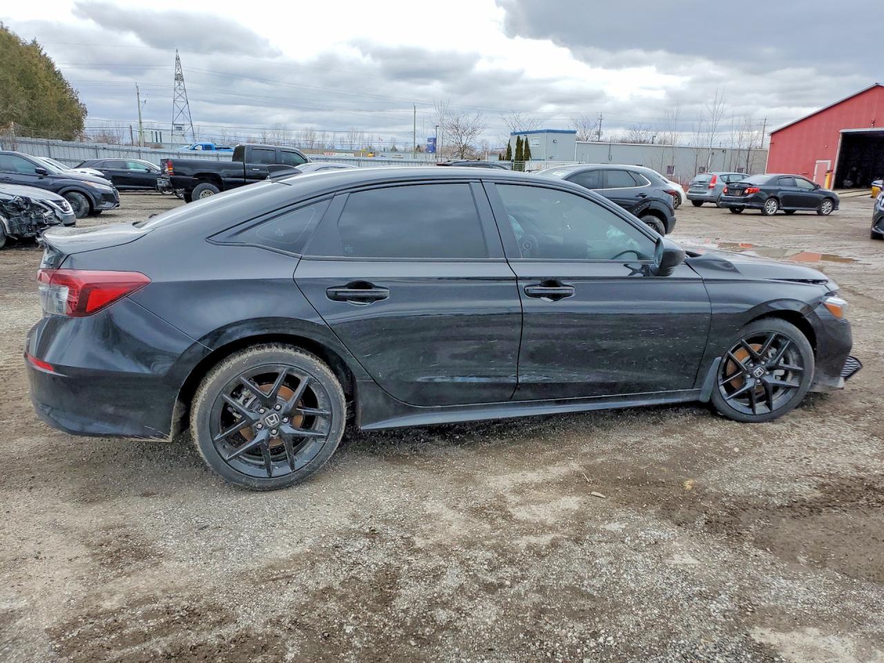 2026 Honda Civic Sport Black vin: 2HGFE4F83TH007414
