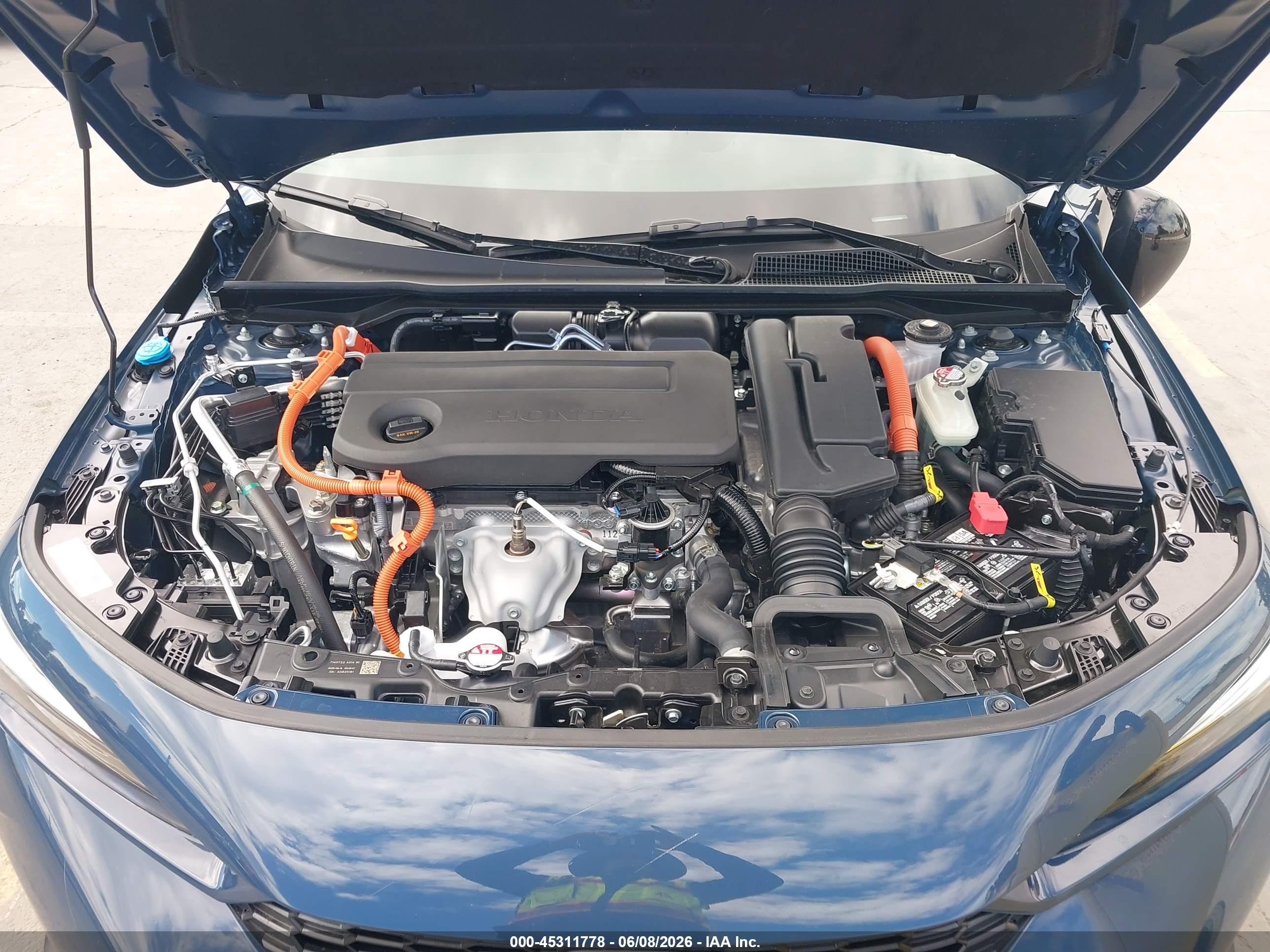 2026 Honda Civic Hybrid Sport/sport Touring Blue vin: 2HGFE4F83TH302030