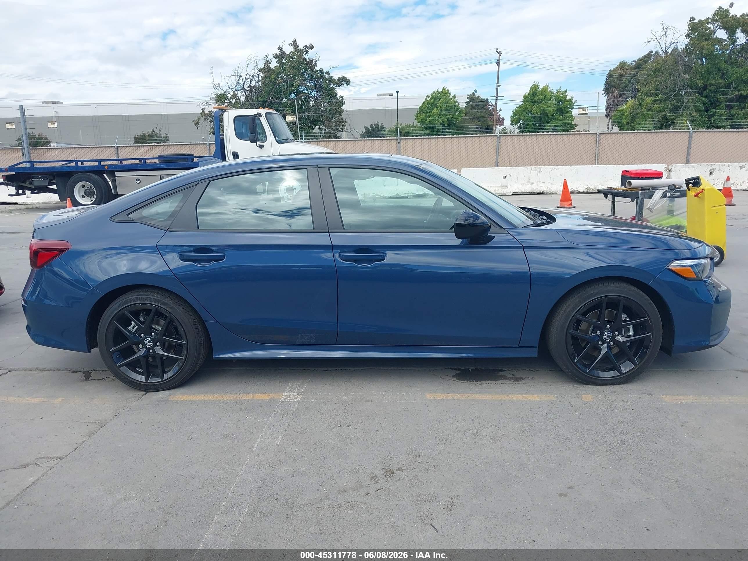 2026 Honda Civic Hybrid Sport/sport Touring Blue vin: 2HGFE4F83TH302030