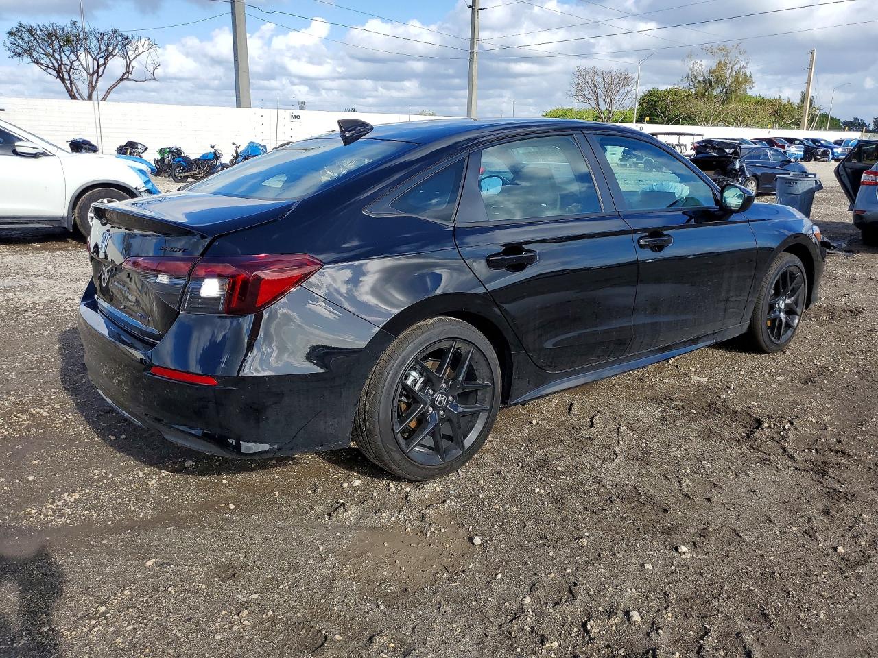 2026 Honda Civic Sport Black vin: 2HGFE4F83TH329583