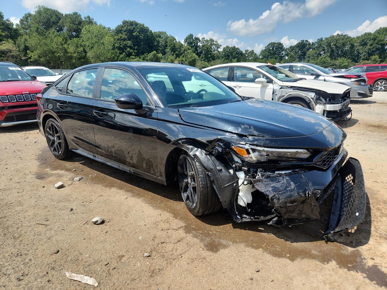 2026 Honda Civic Sport Black vin: 2HGFE4F83TH351339 Damage: Front Bumper/Cover, Broken, Replacement Required