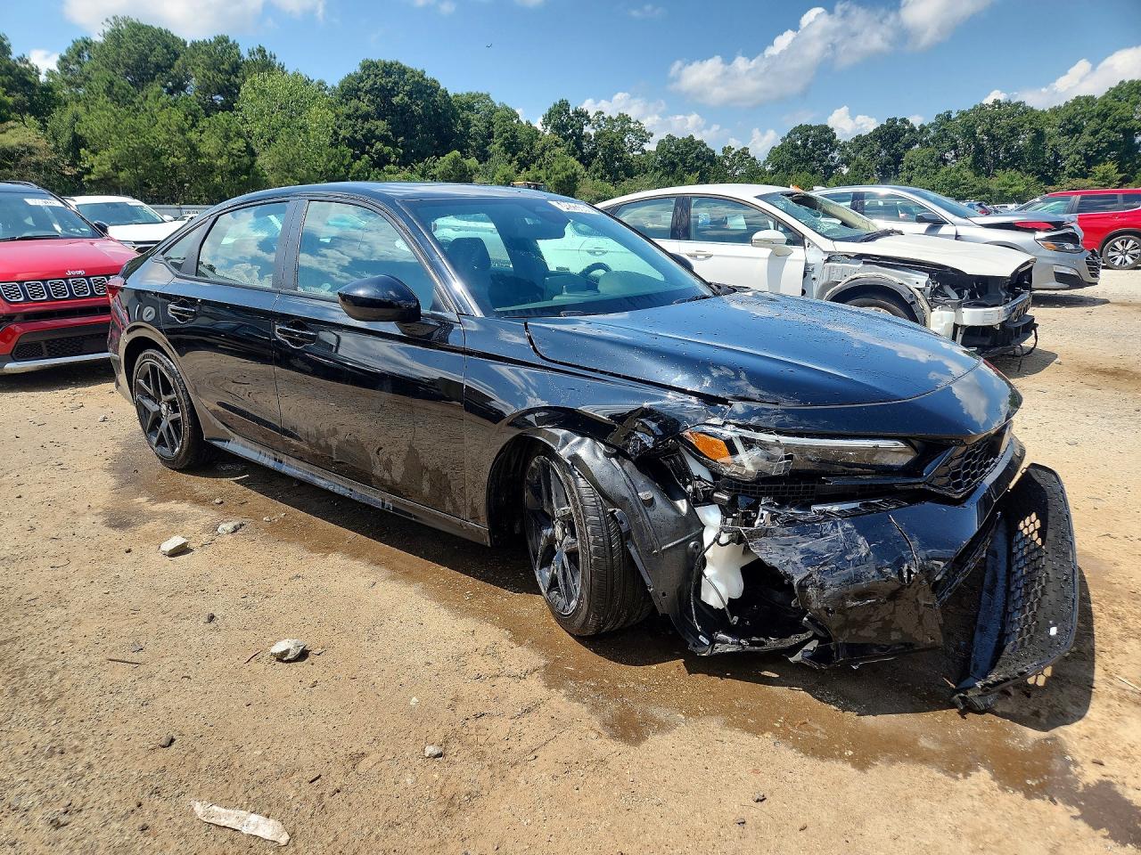 2026 Honda Civic Sport Black vin: 2HGFE4F83TH351339