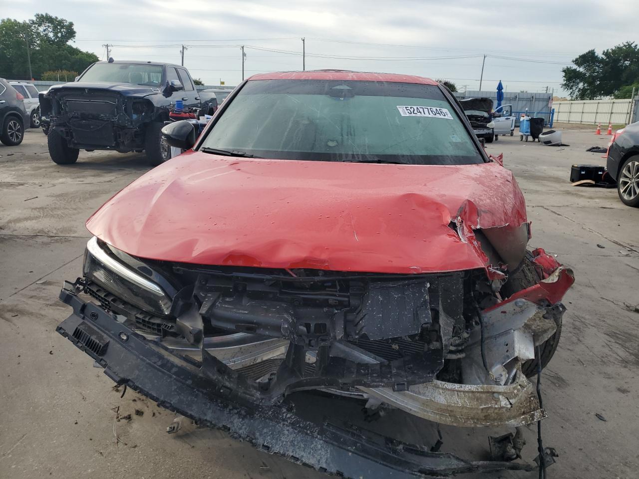 2025 Honda Civic Sport Red vin: 2HGFE4F84SH310491