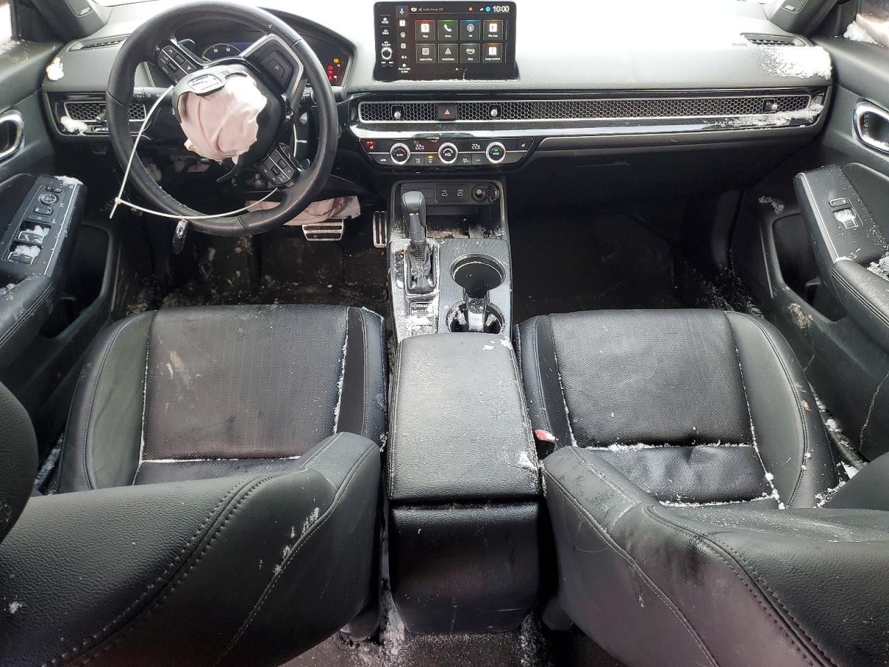 2025 Honda Civic Sport Черный vin: 2HGFE4F85SH003895
