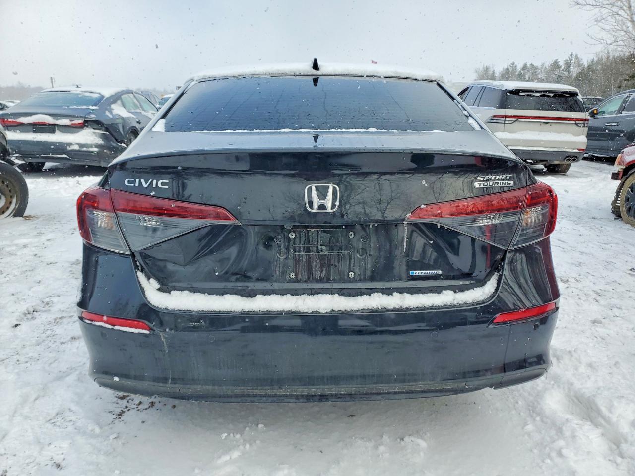 2025 Honda Civic Sport Черный vin: 2HGFE4F85SH003895