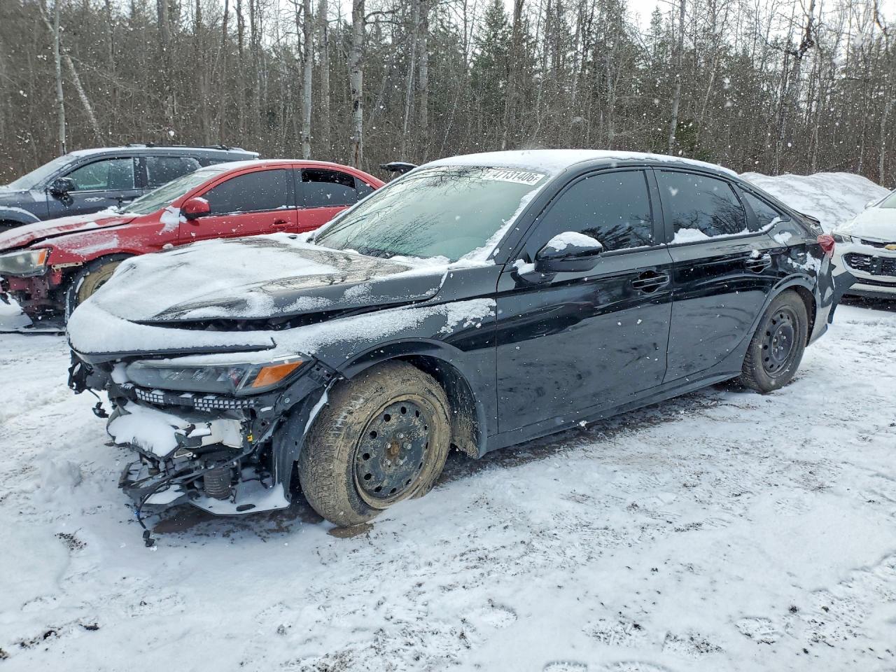 2025 Honda Civic Sport Black vin: 2HGFE4F85SH003895