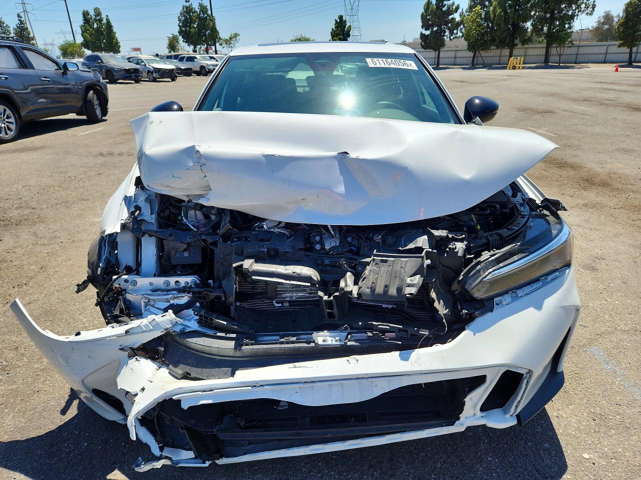 2026 Honda Civic Sport White vin: 2HGFE4F85TH319024