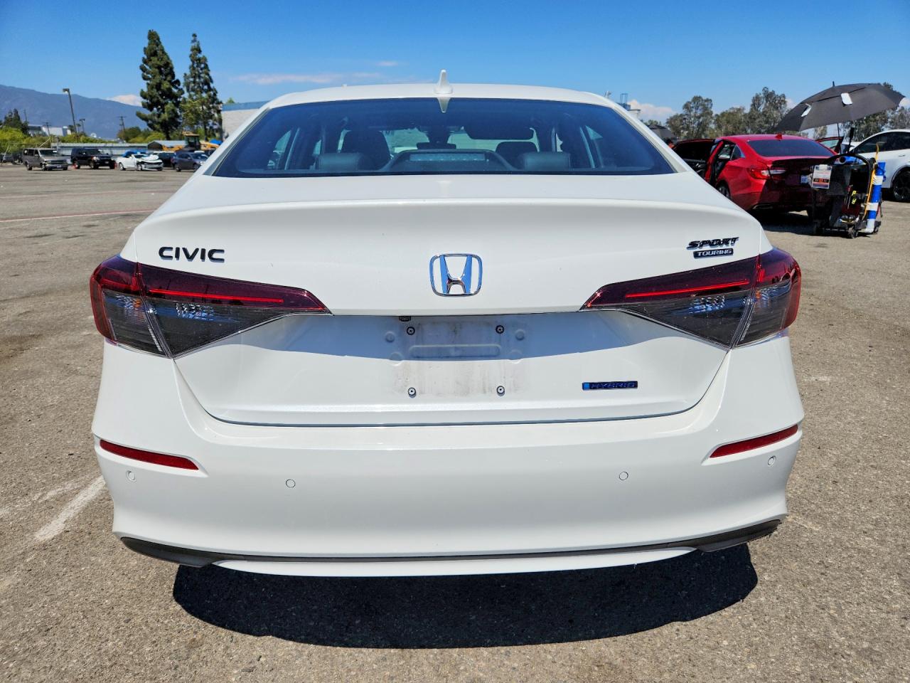 2026 Honda Civic Sport White vin: 2HGFE4F85TH319024