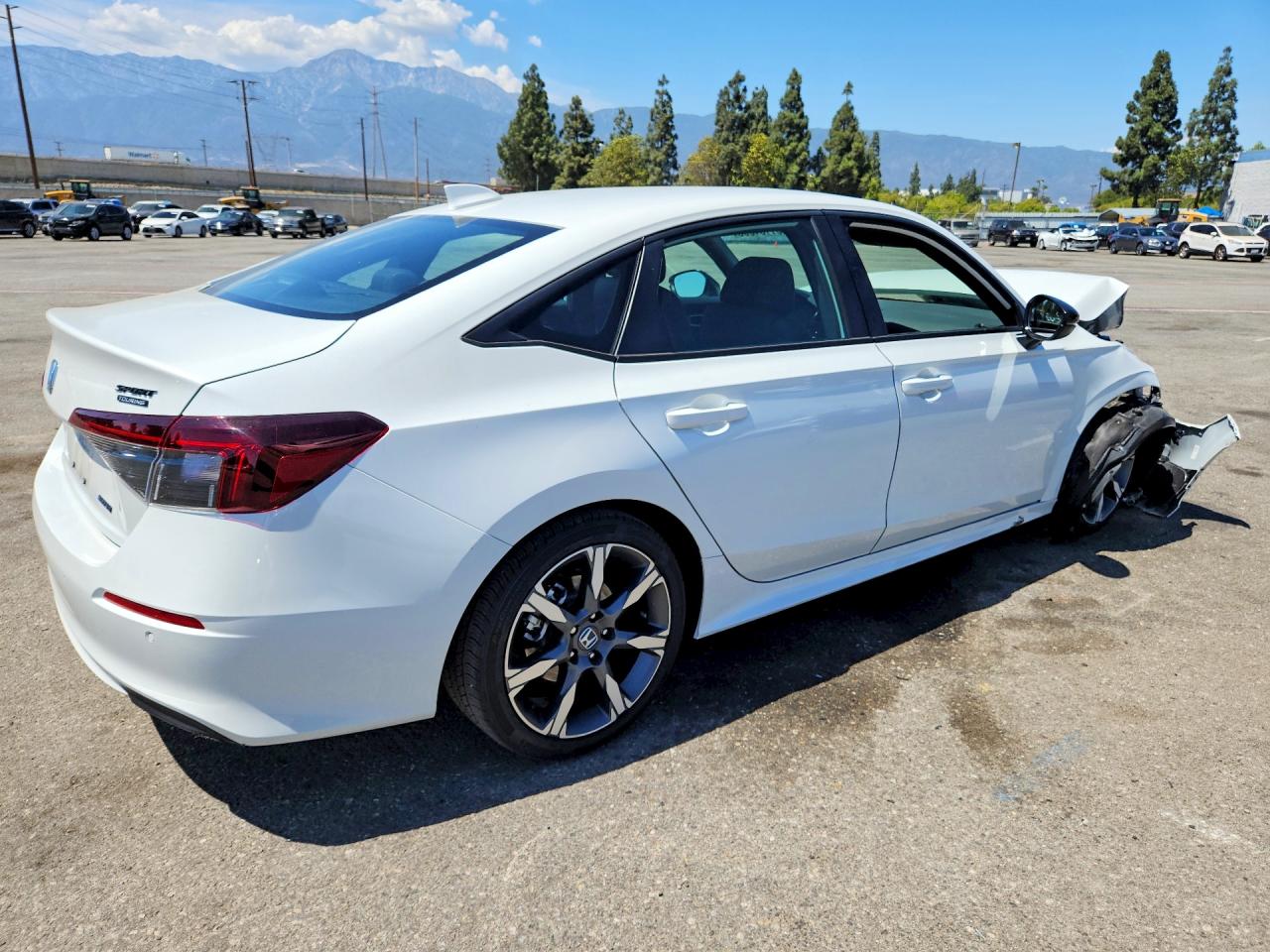 2026 Honda Civic Sport White vin: 2HGFE4F85TH319024