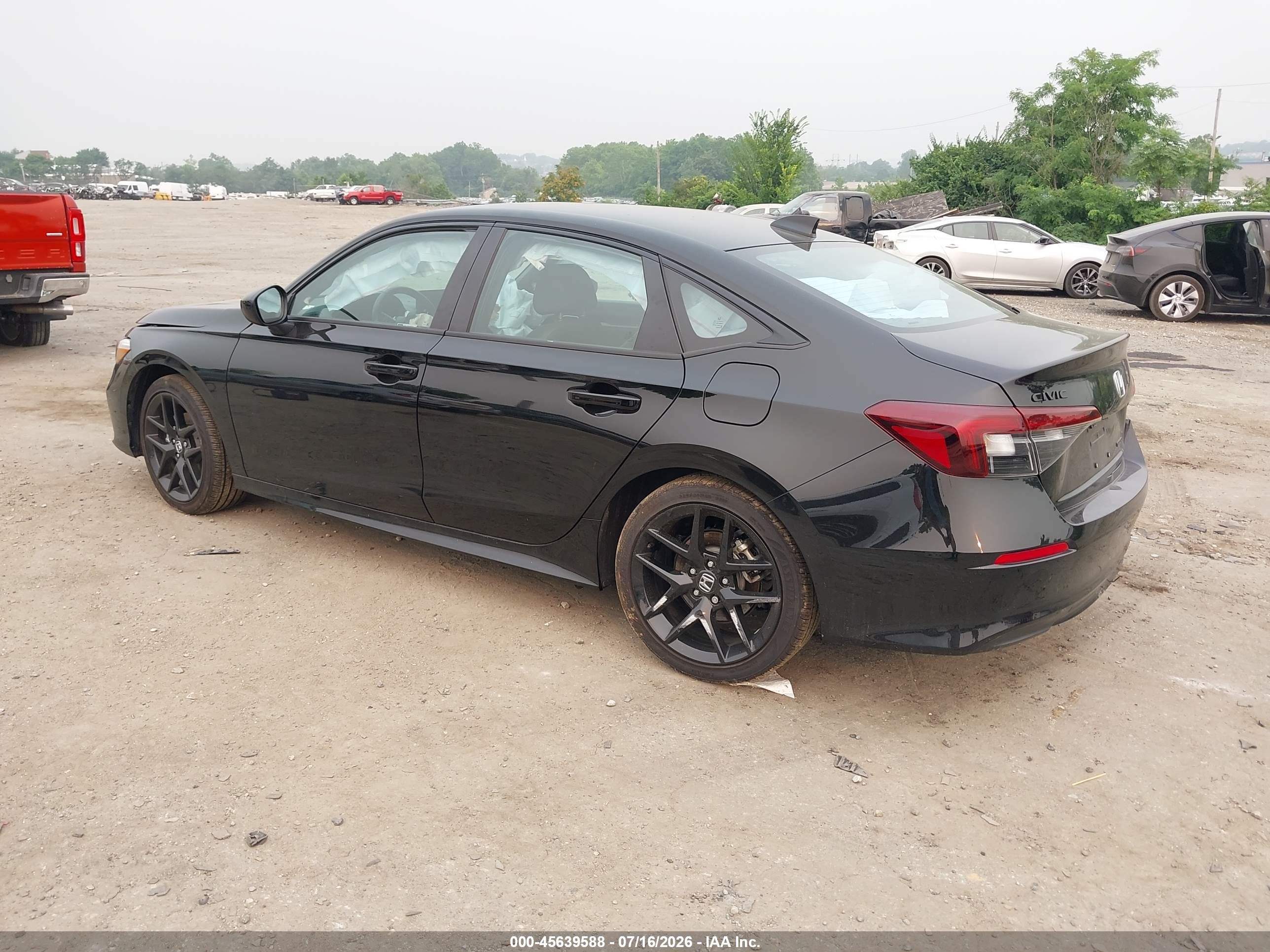 2026 Honda Civic Hybrid Sport/sport Touring Black vin: 2HGFE4F85TH325907