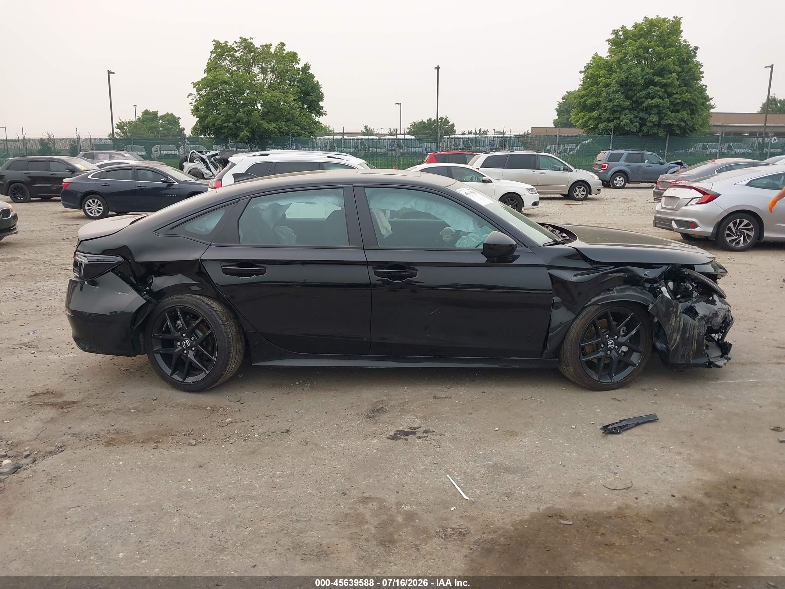 2026 Honda Civic Hybrid Sport/sport Touring Black vin: 2HGFE4F85TH325907