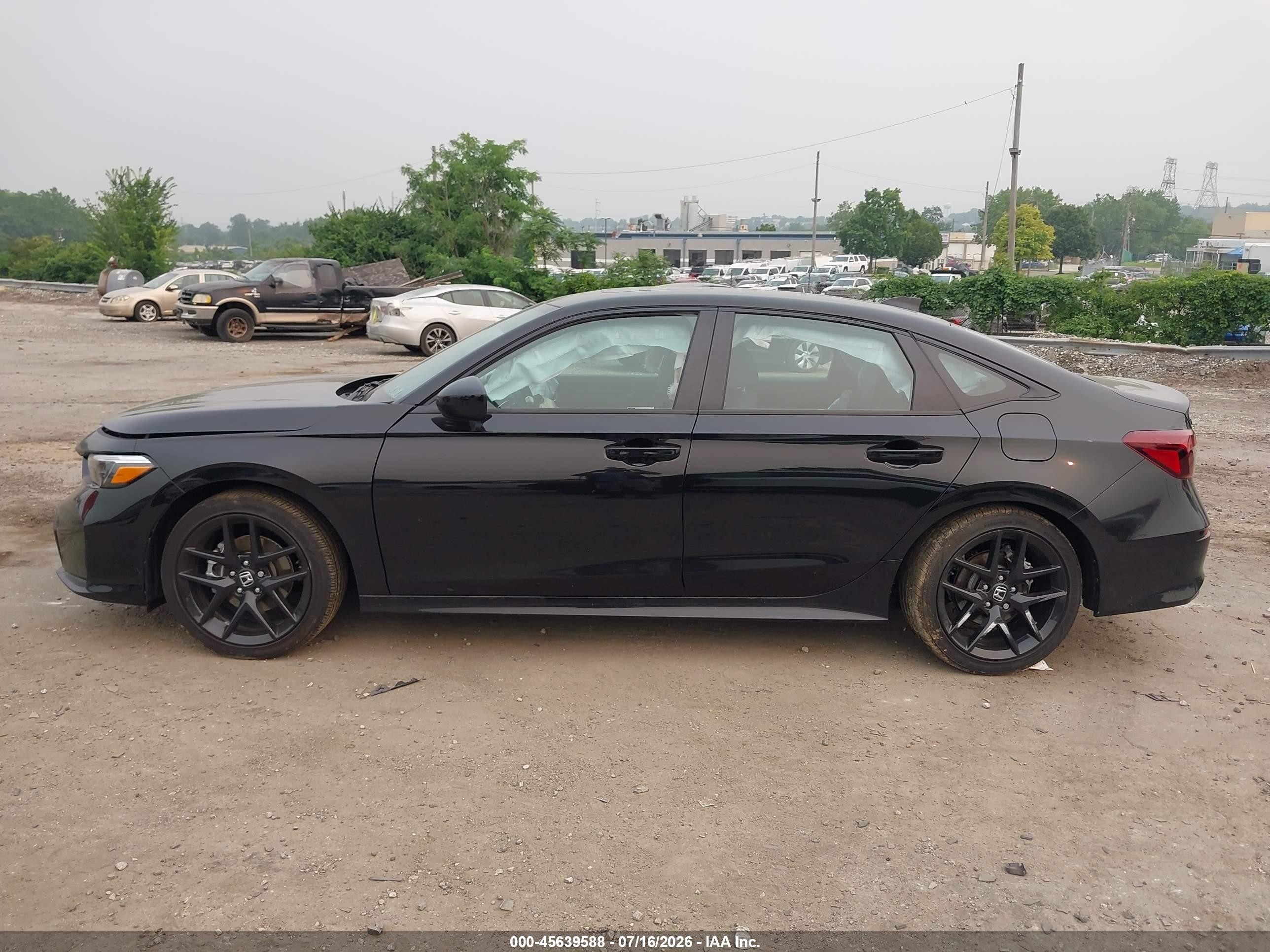 2026 Honda Civic Hybrid Sport/sport Touring Black vin: 2HGFE4F85TH325907