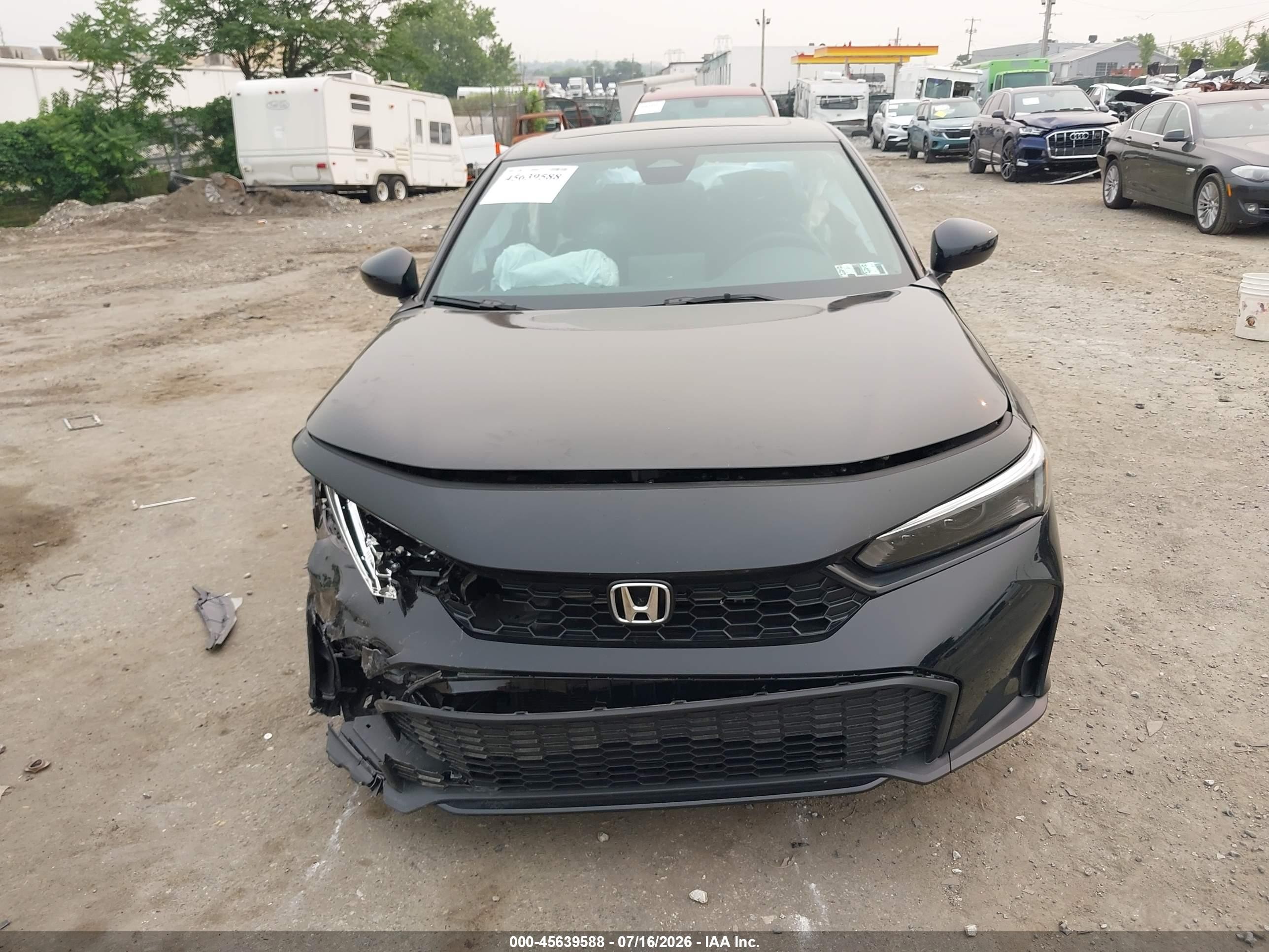 2026 Honda Civic Hybrid Sport/sport Touring Black vin: 2HGFE4F85TH325907