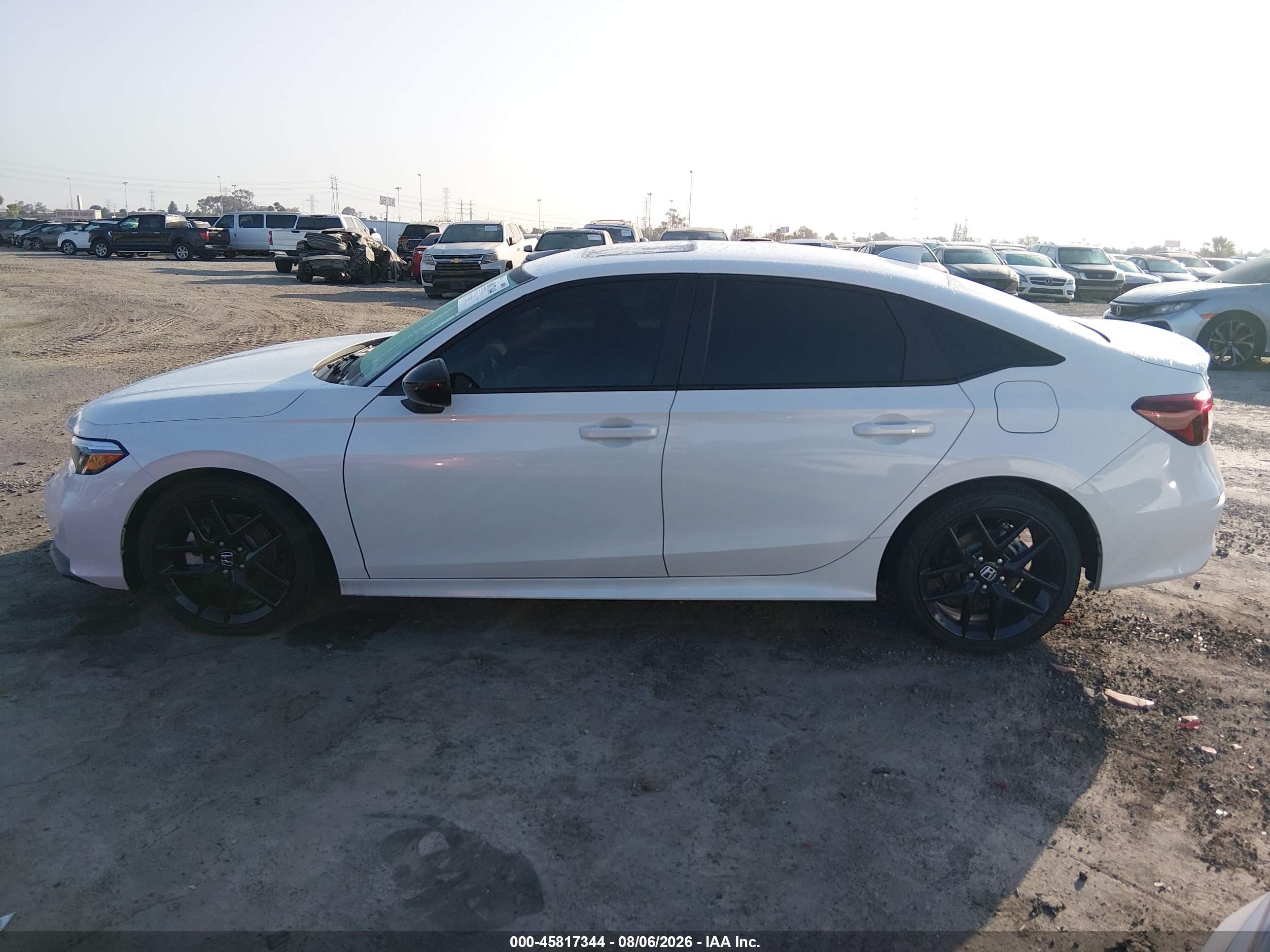 2026 Honda Civic Hybrid Sport/sport Touring White vin: 2HGFE4F86TH314804