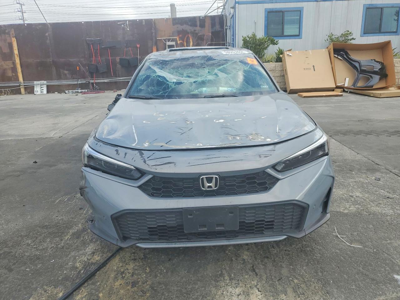 2026 Honda Civic Sport Gray vin: 2HGFE4F86TH319615