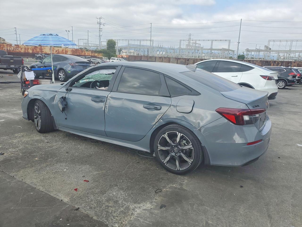 2026 Honda Civic Sport Gray vin: 2HGFE4F86TH319615