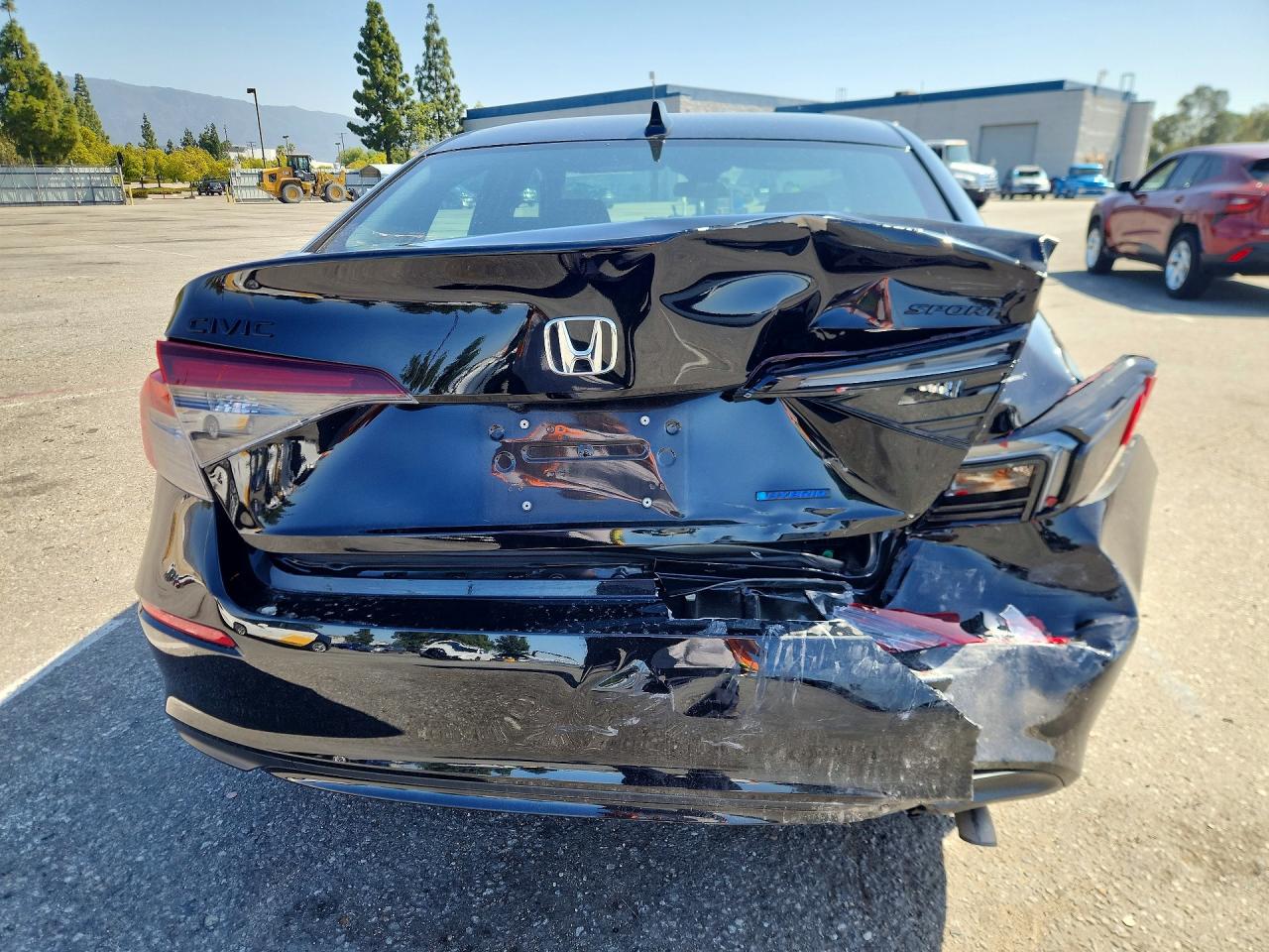 2026 Honda Civic Sport Black vin: 2HGFE4F87TH307683