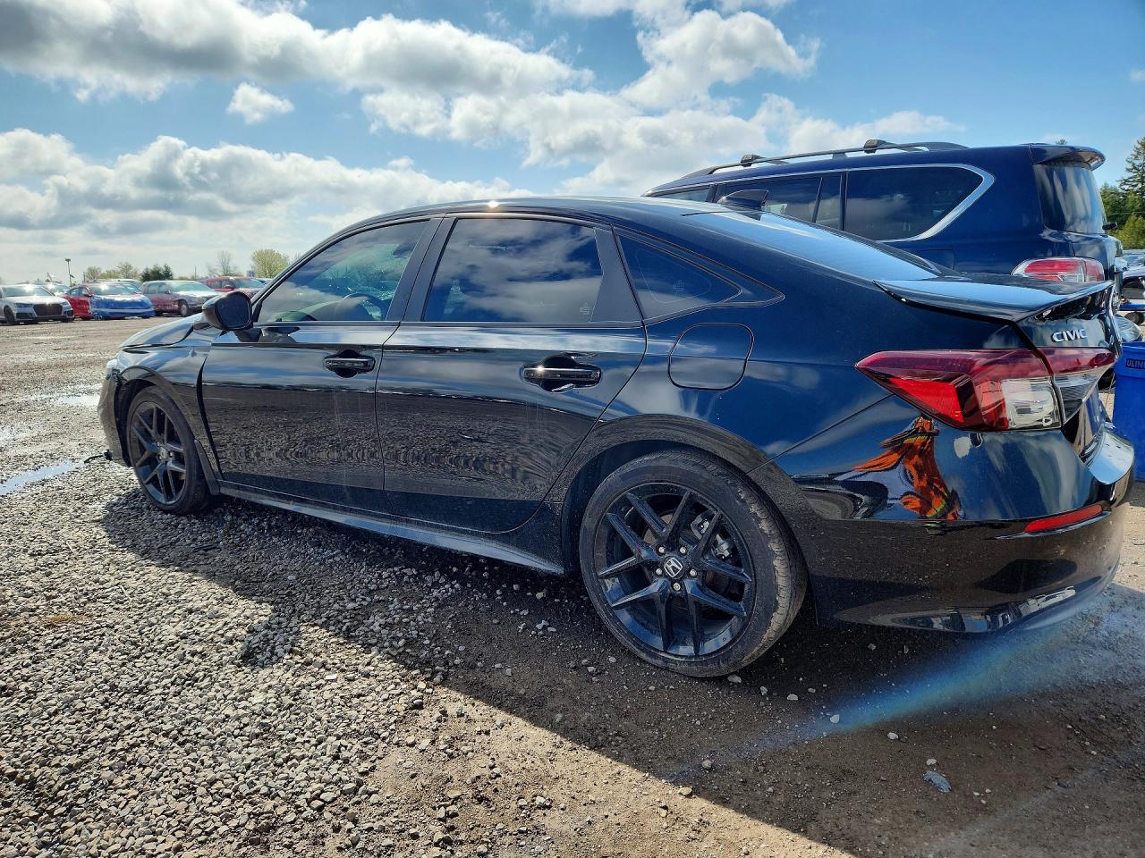 2025 Honda Civic Sport Black vin: 2HGFE4F89SH012826