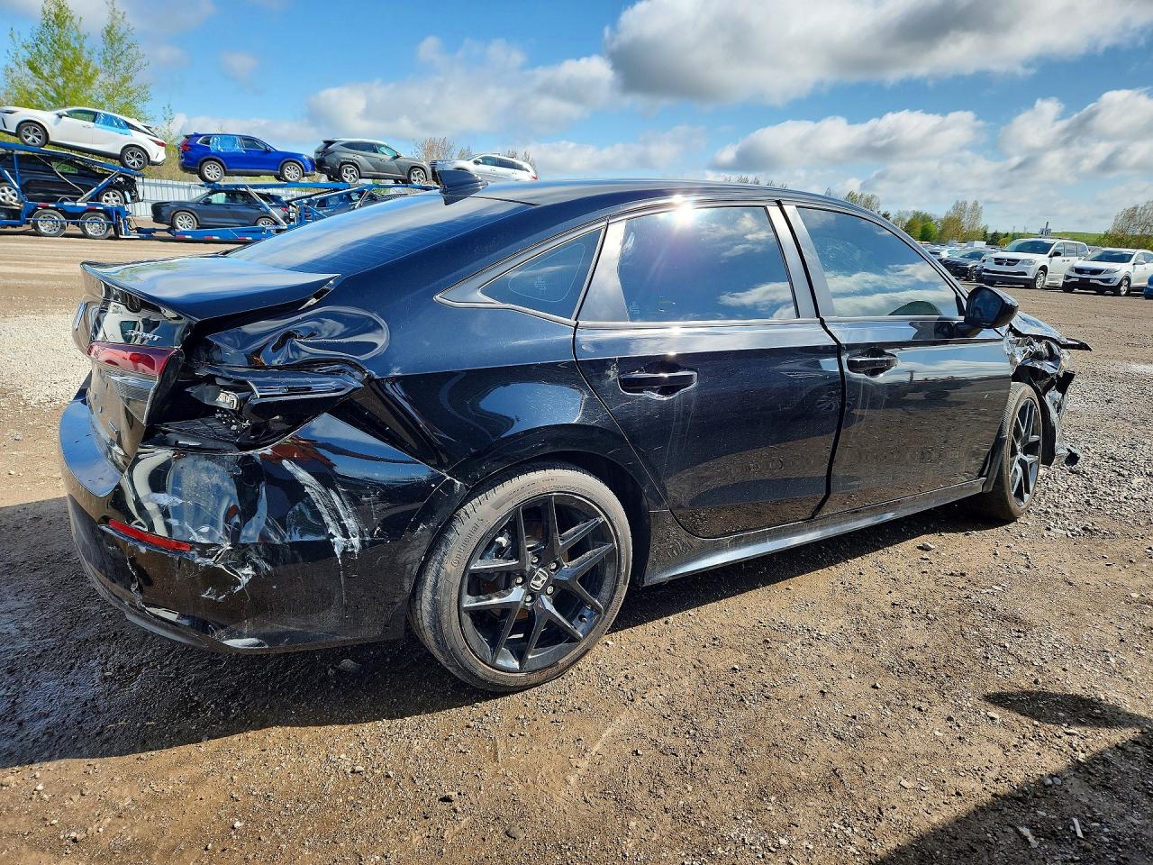 2025 Honda Civic Sport Black vin: 2HGFE4F89SH012826