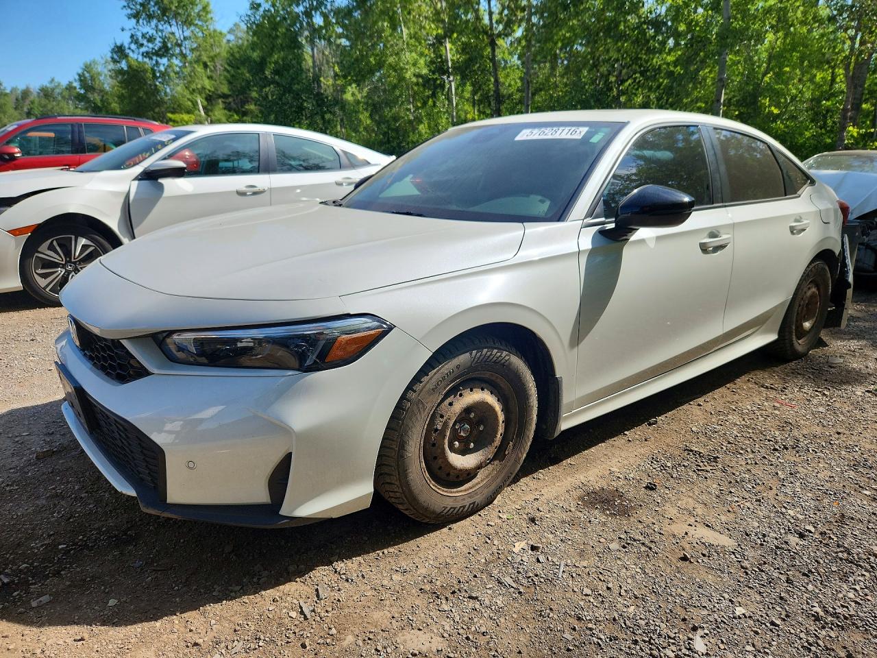 2025 Honda Civic Sport Белый vin: 2HGFE4F89SH015385