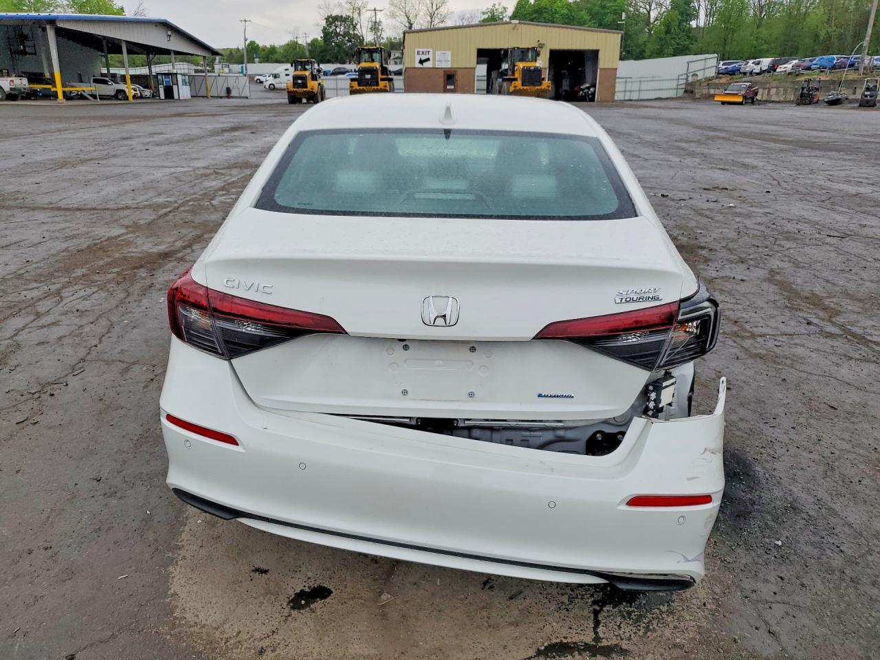 2025 Honda Civic Sport White vin: 2HGFE4F89SH353241