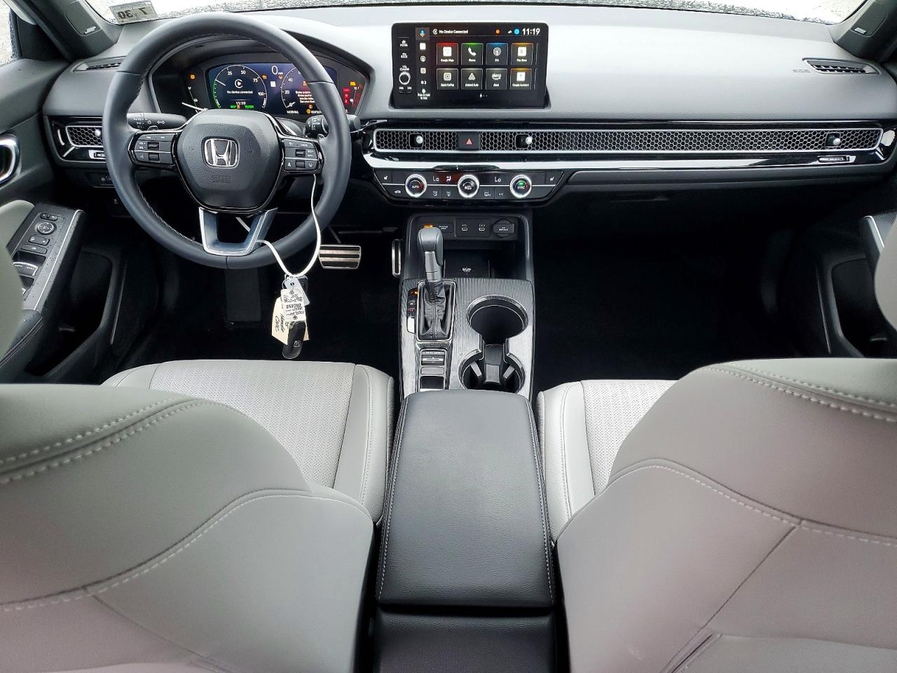 2025 Honda Civic Sport White vin: 2HGFE4F89SH353241