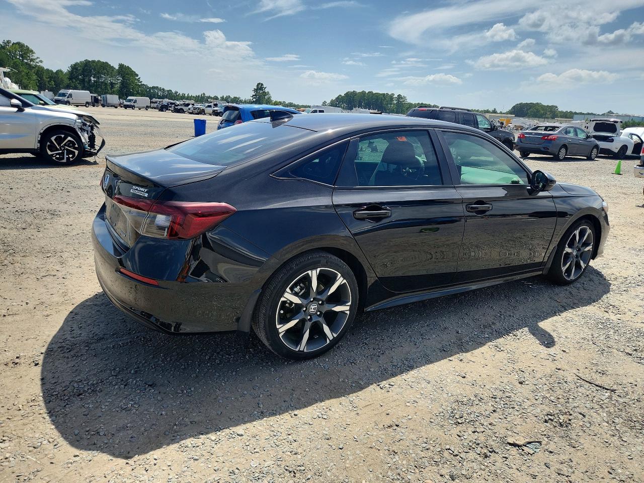2025 Honda Civic Sport Black vin: 2HGFE4F8XSH347531
