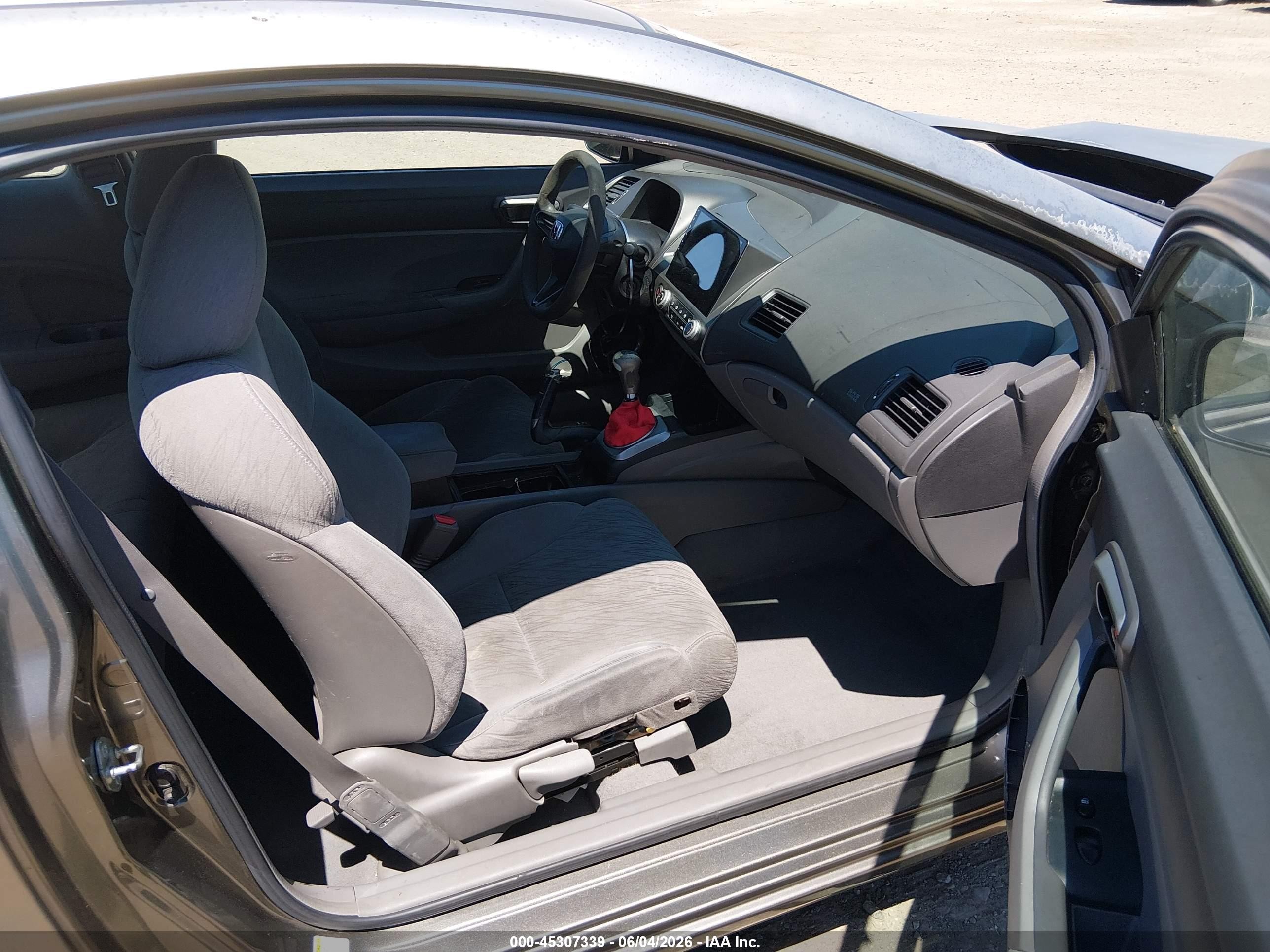 2006 Honda Civic Lx Gray vin: 2HGFG11606H551288