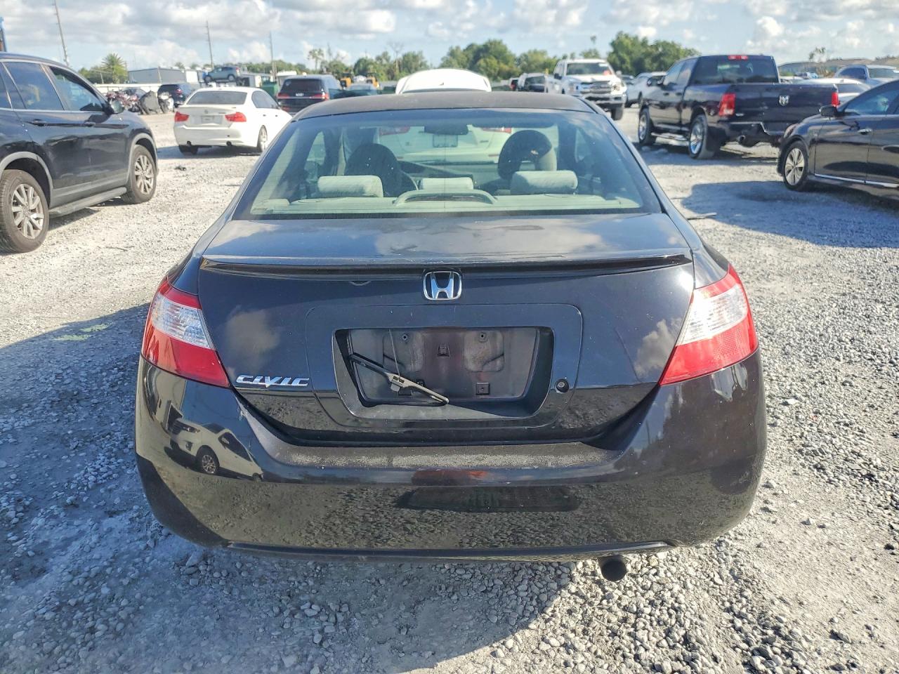 2008 Honda Civic Lx Black vin: 2HGFG11608H500716