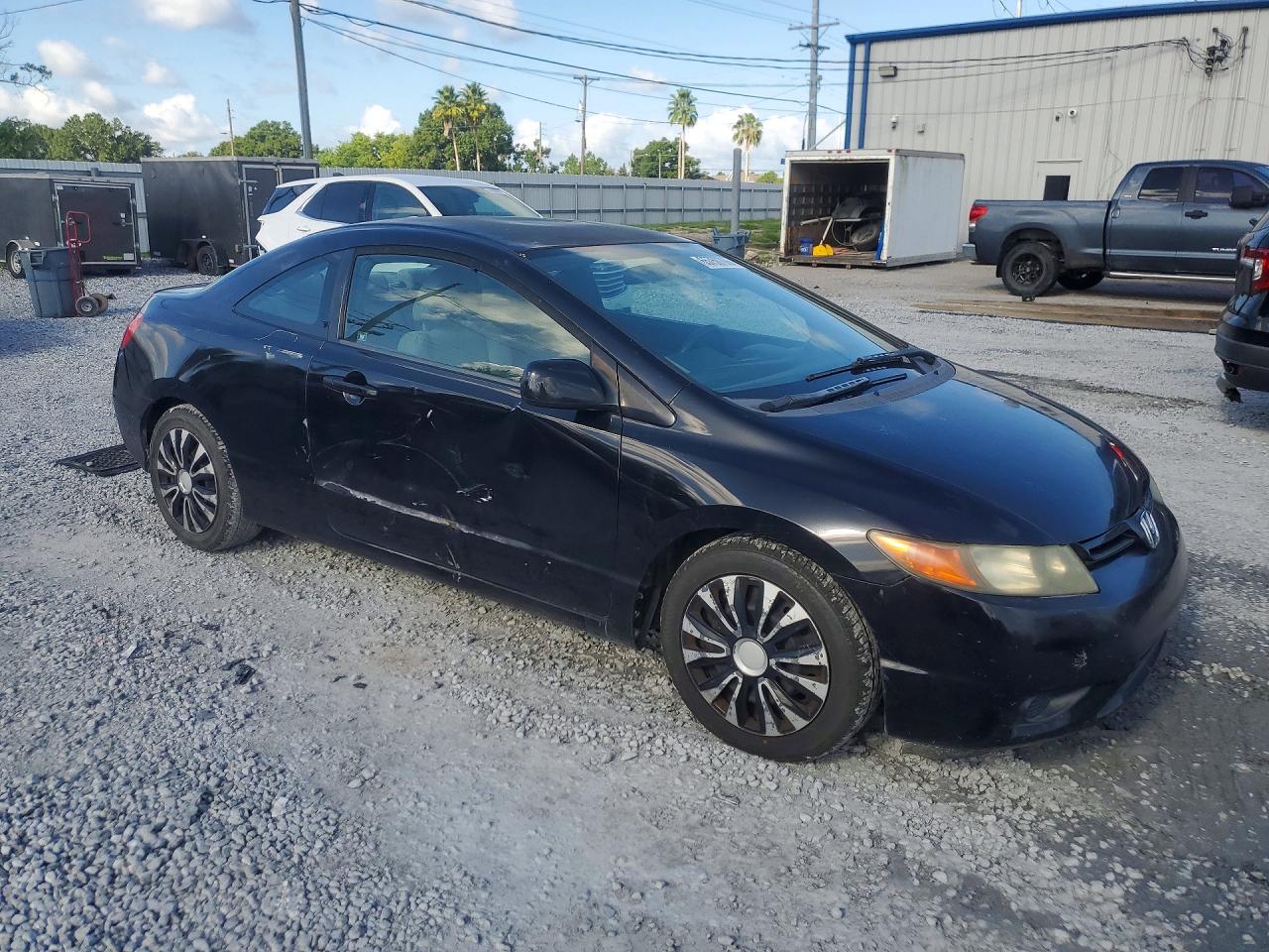 2008 Honda Civic Lx Black vin: 2HGFG11608H500716
