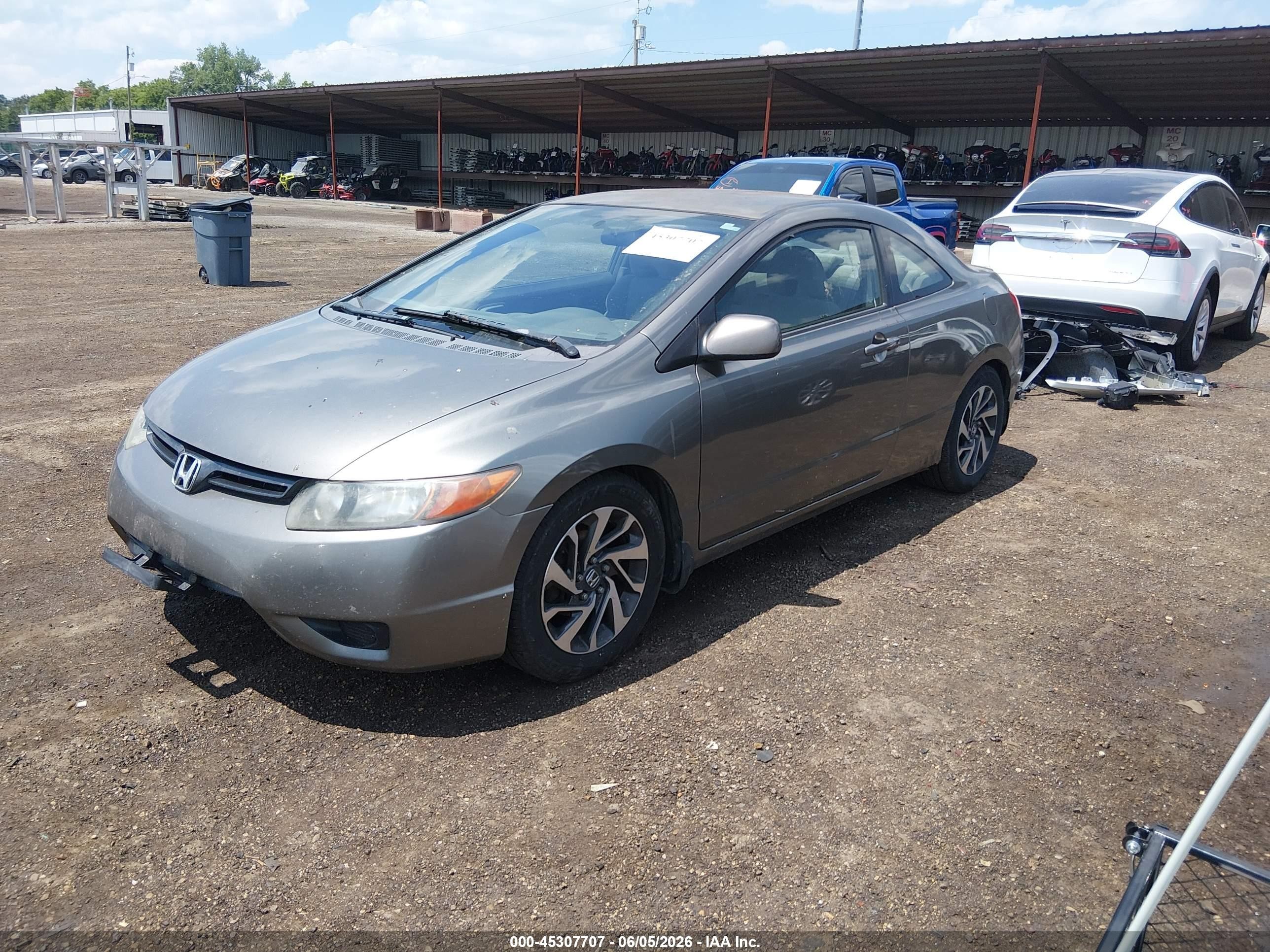 2008 Honda Civic Lx Серый vin: 2HGFG11618H565994