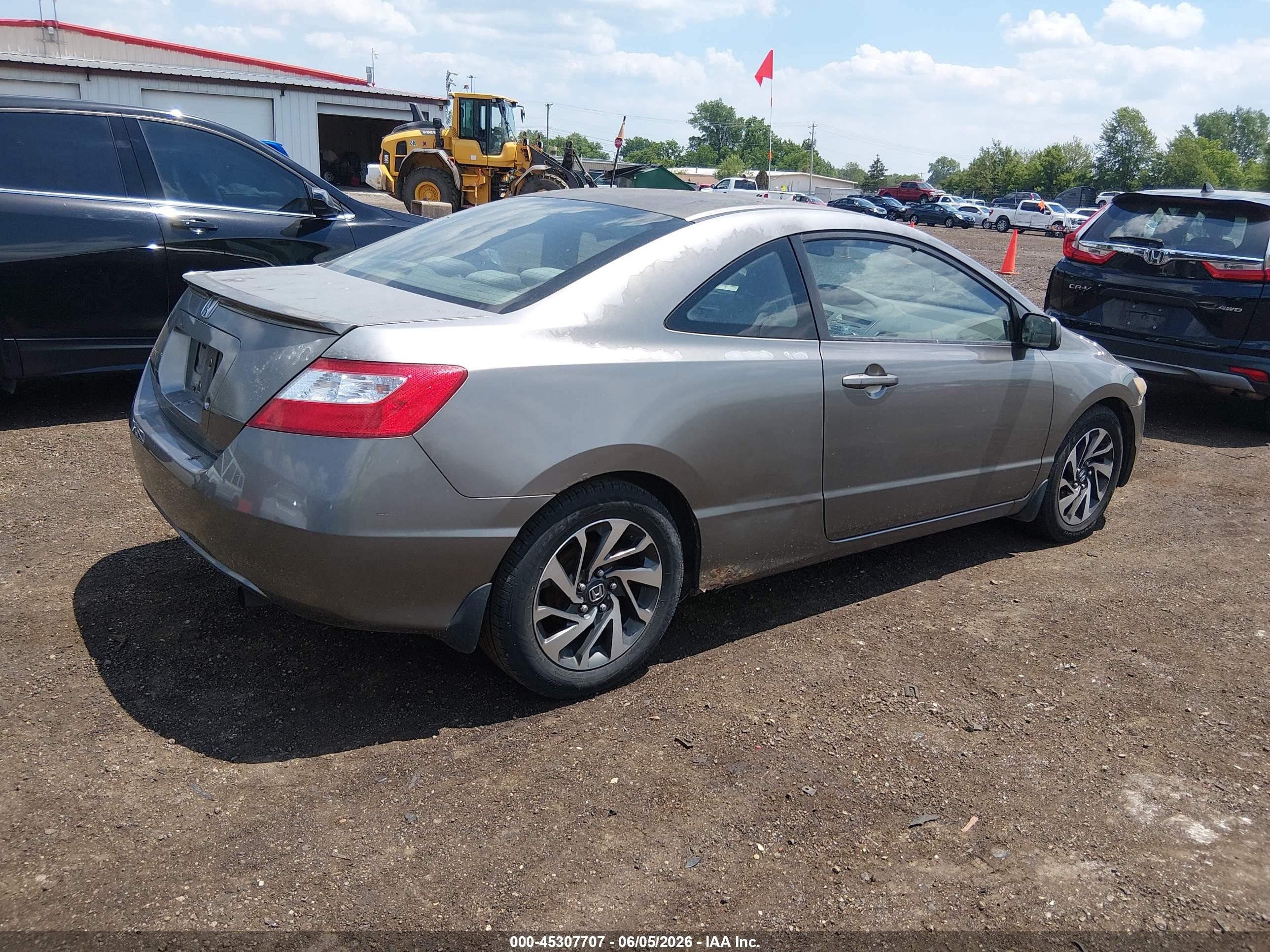 2008 Honda Civic Lx Серый vin: 2HGFG11618H565994
