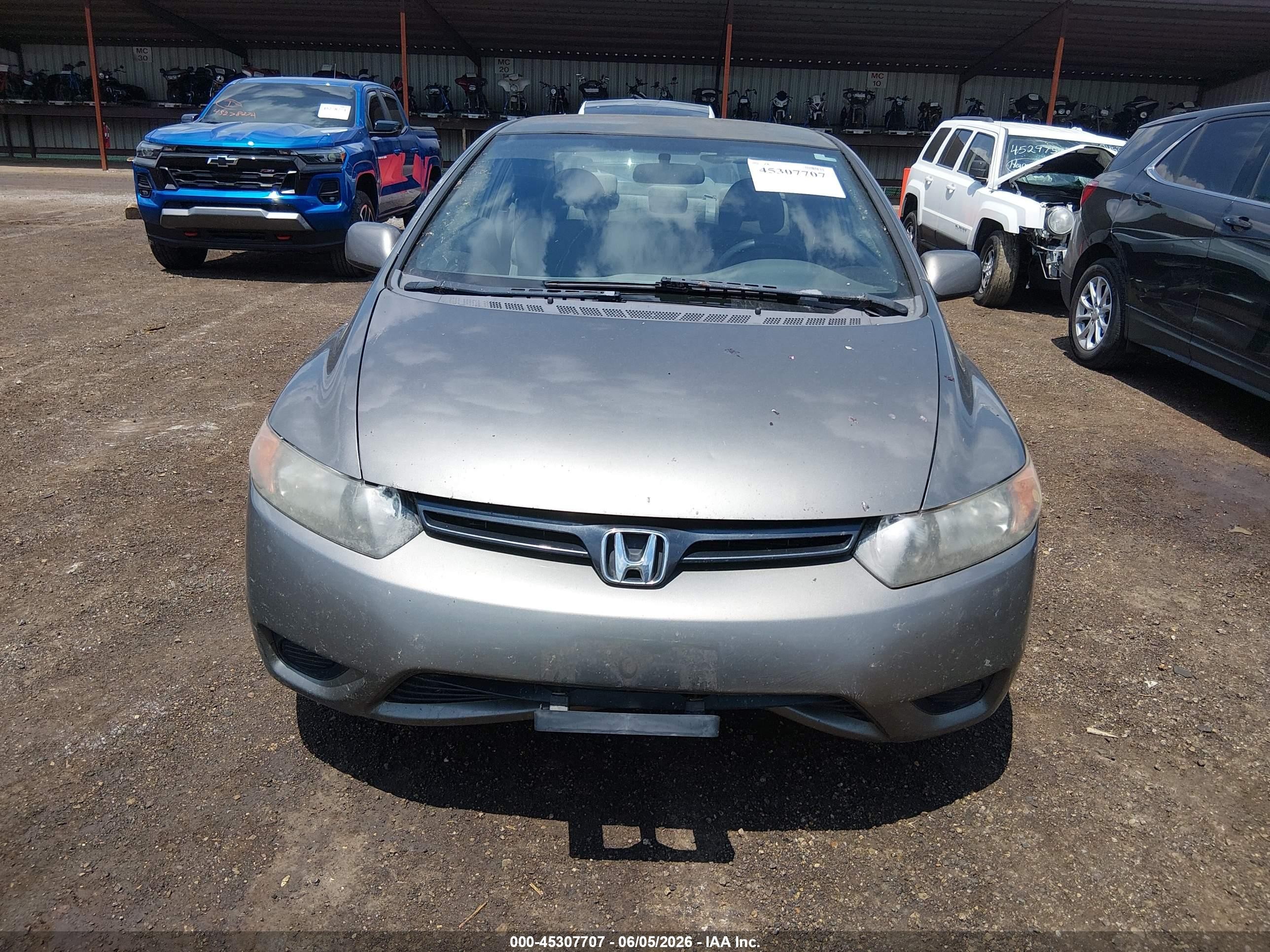 2008 Honda Civic Lx Серый vin: 2HGFG11618H565994