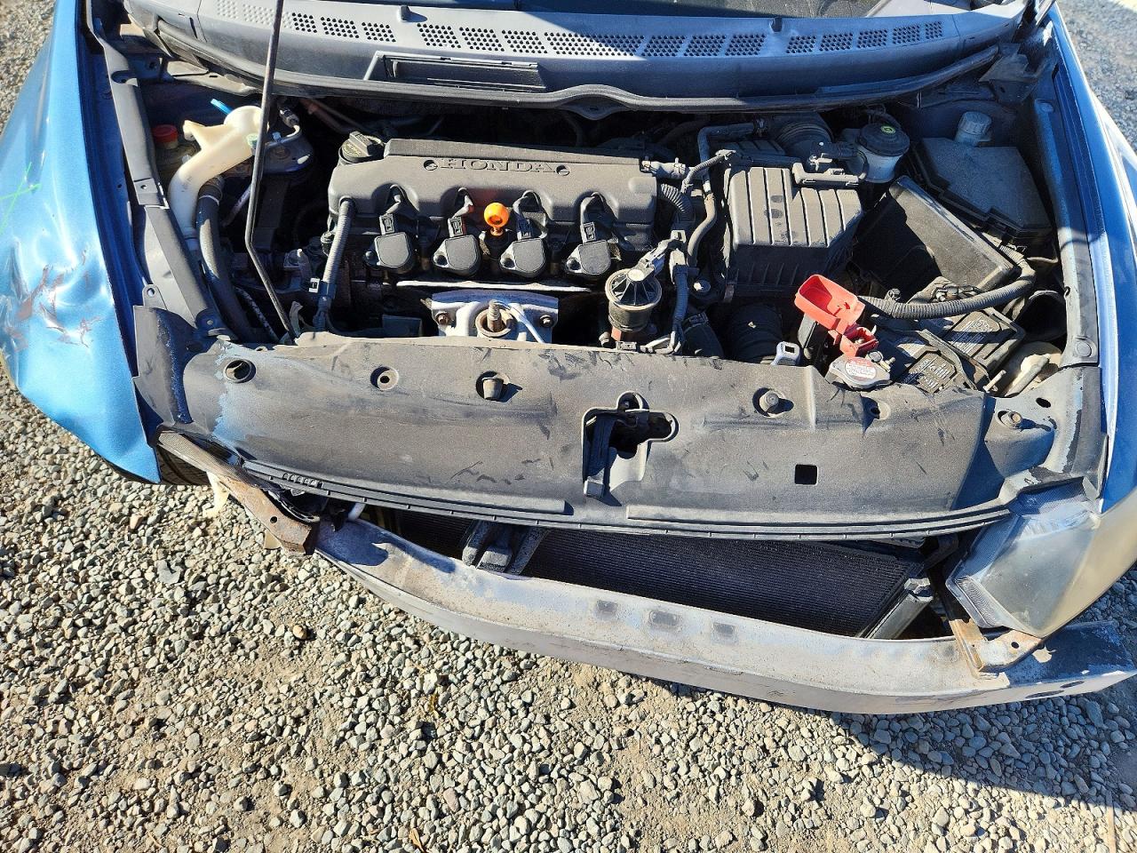 2007 Honda Civic Lx Синий vin: 2HGFG11637H542795