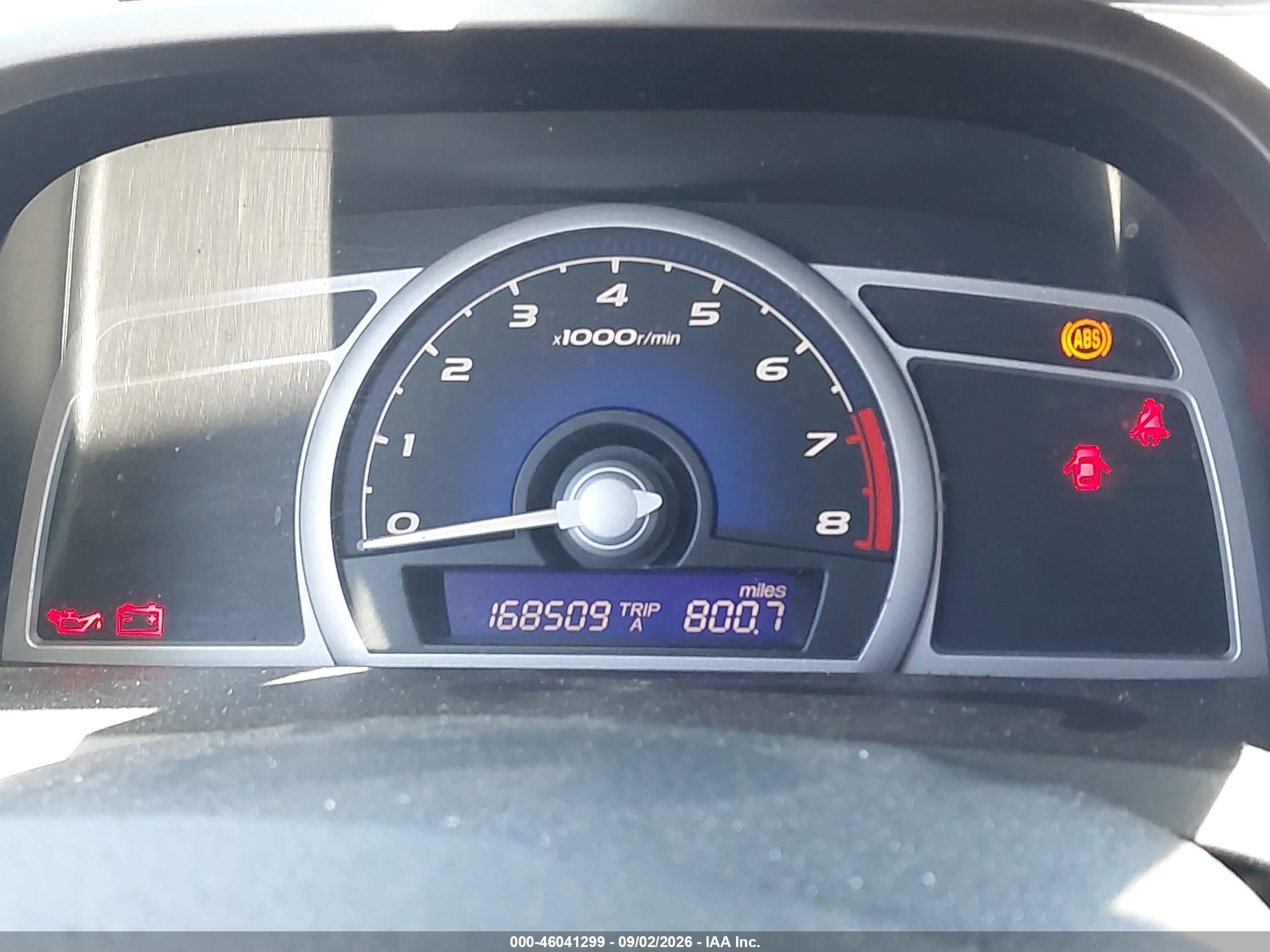 2007 Honda Civic Lx Blue vin: 2HGFG11637H582889