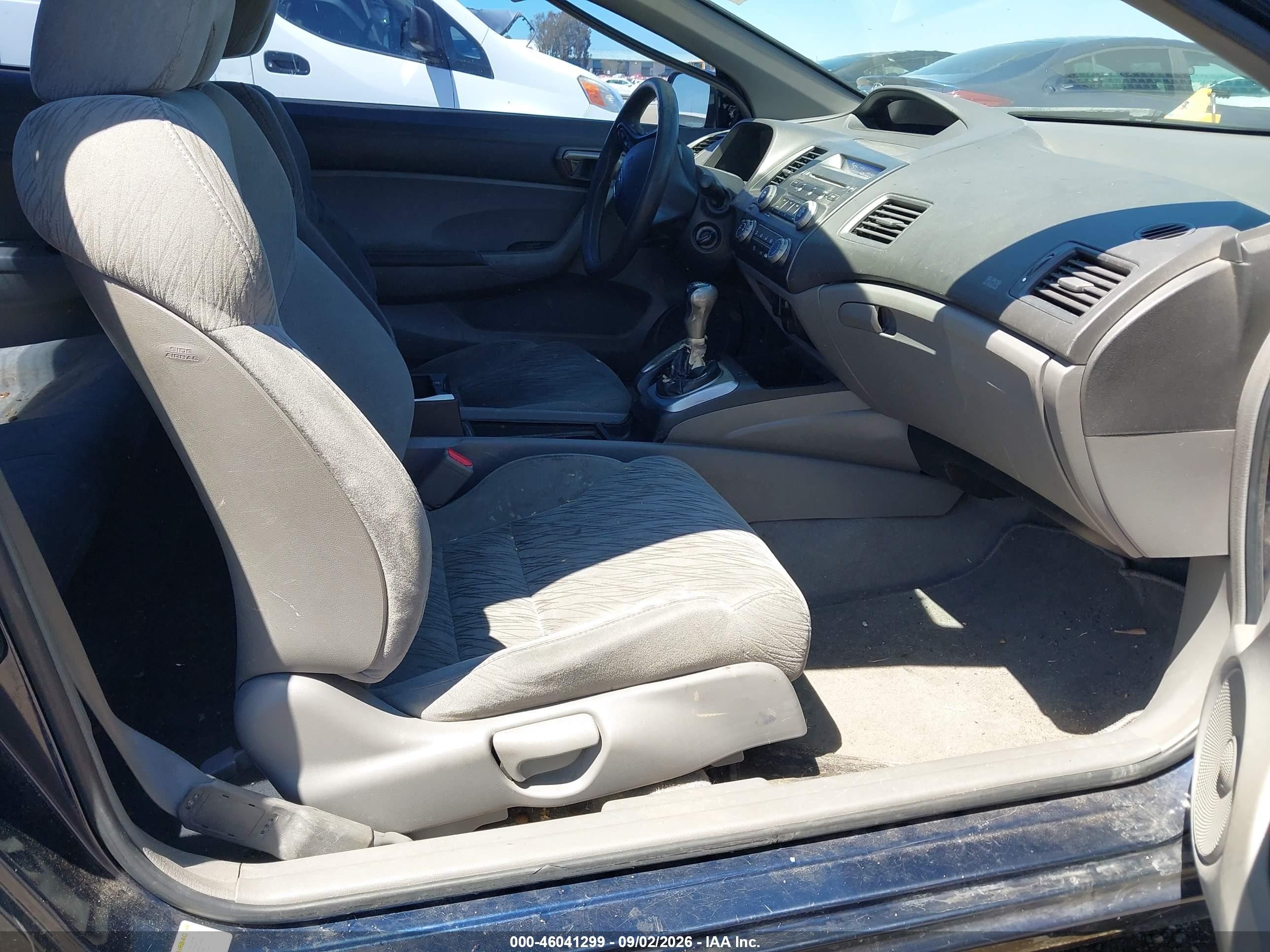 2007 Honda Civic Lx Blue vin: 2HGFG11637H582889