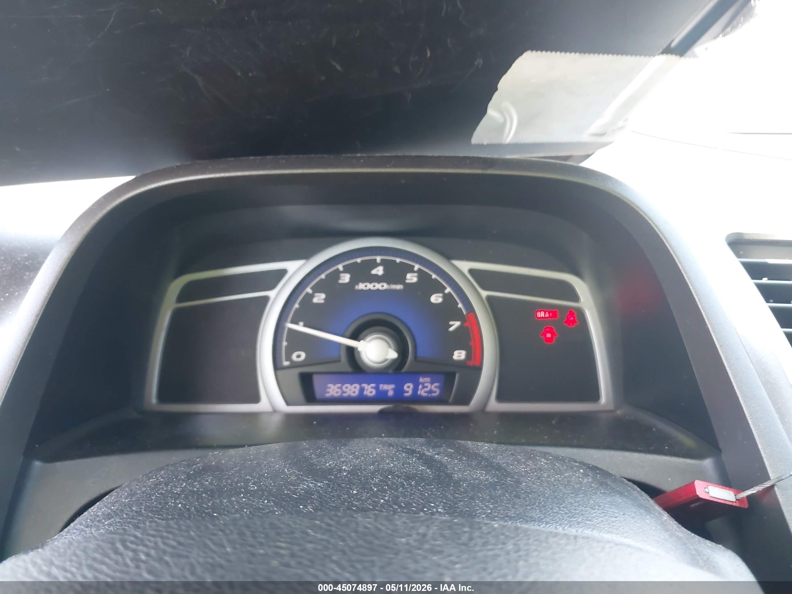 2008 Honda Civic Lx Gray vin: 2HGFG11638H518031