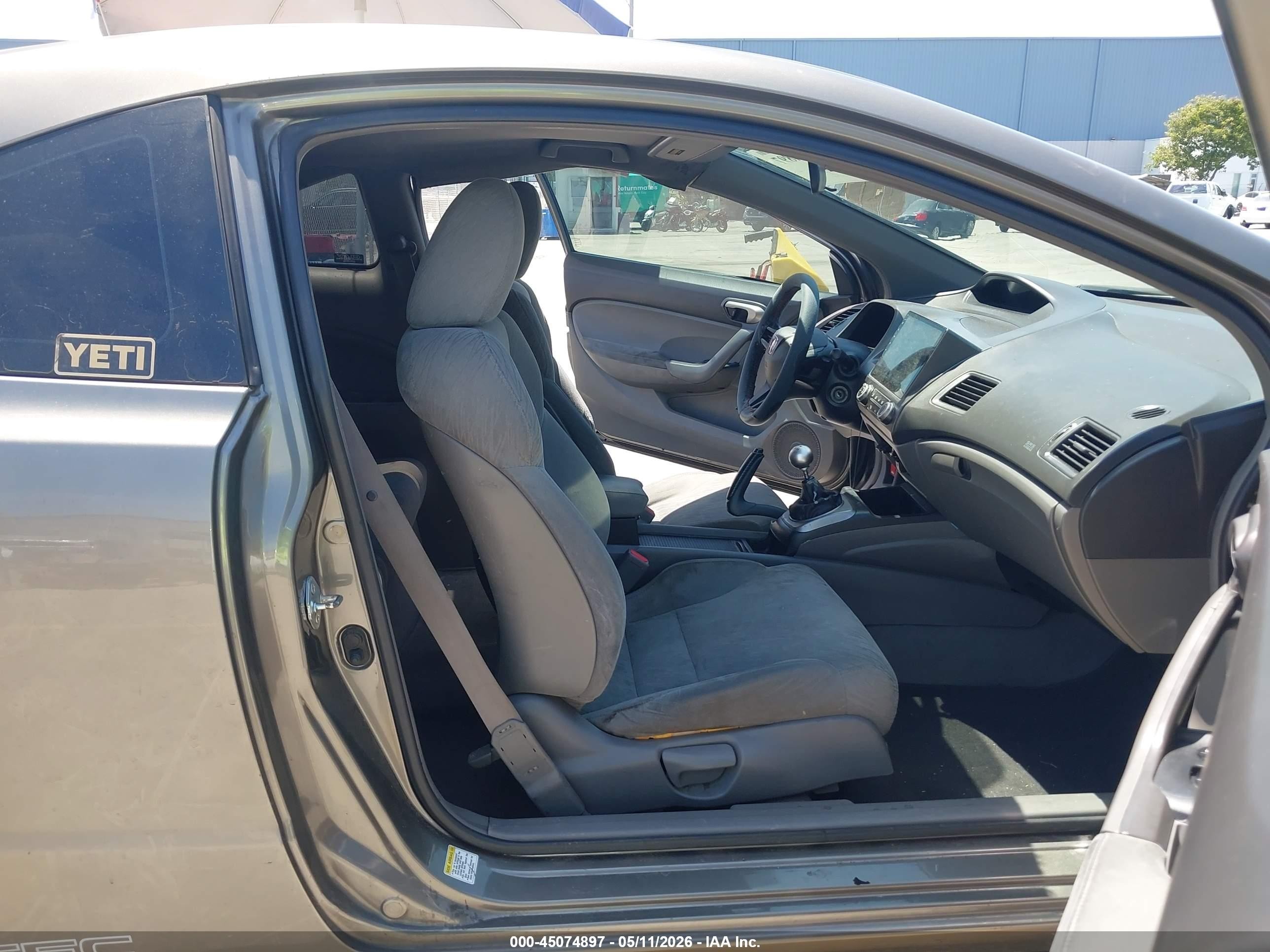 2008 Honda Civic Lx Gray vin: 2HGFG11638H518031