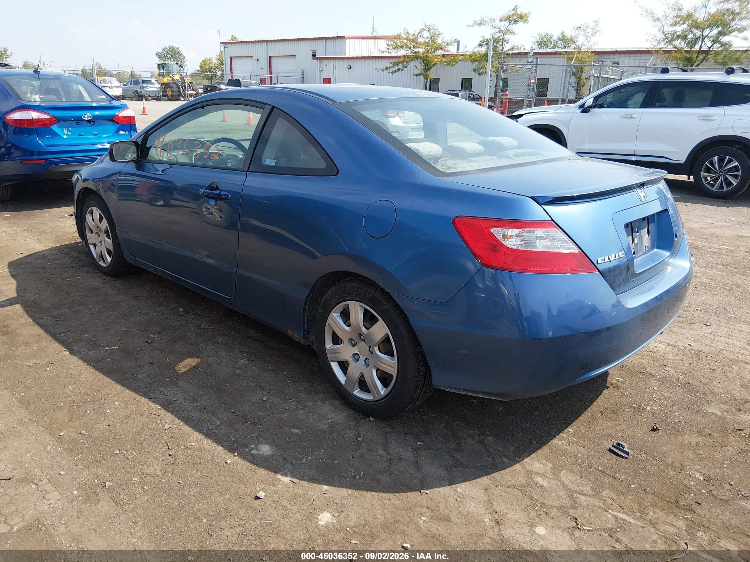 2009 Honda Civic Lx Синий vin: 2HGFG11639H506494