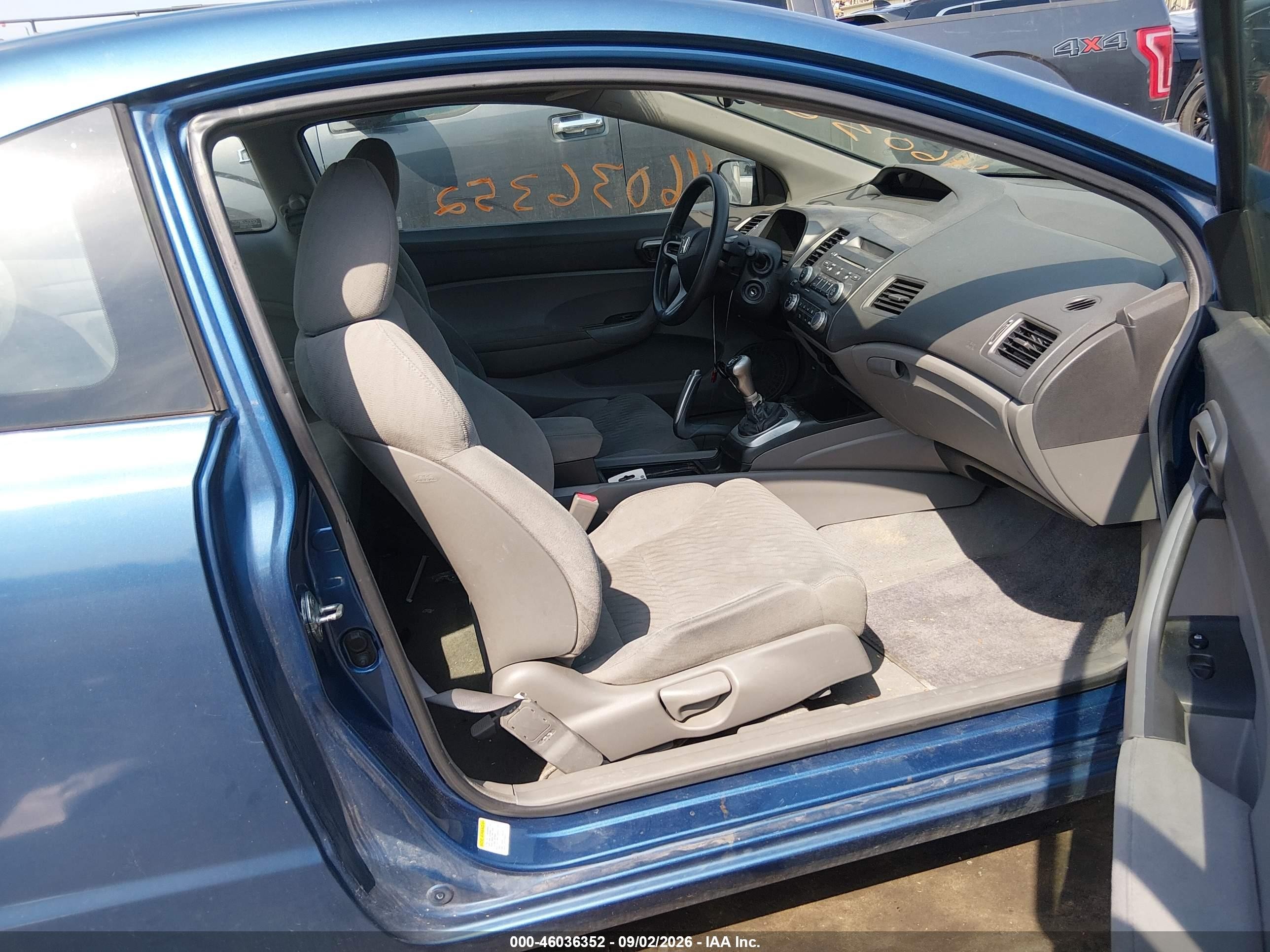 2009 Honda Civic Lx Синий vin: 2HGFG11639H506494