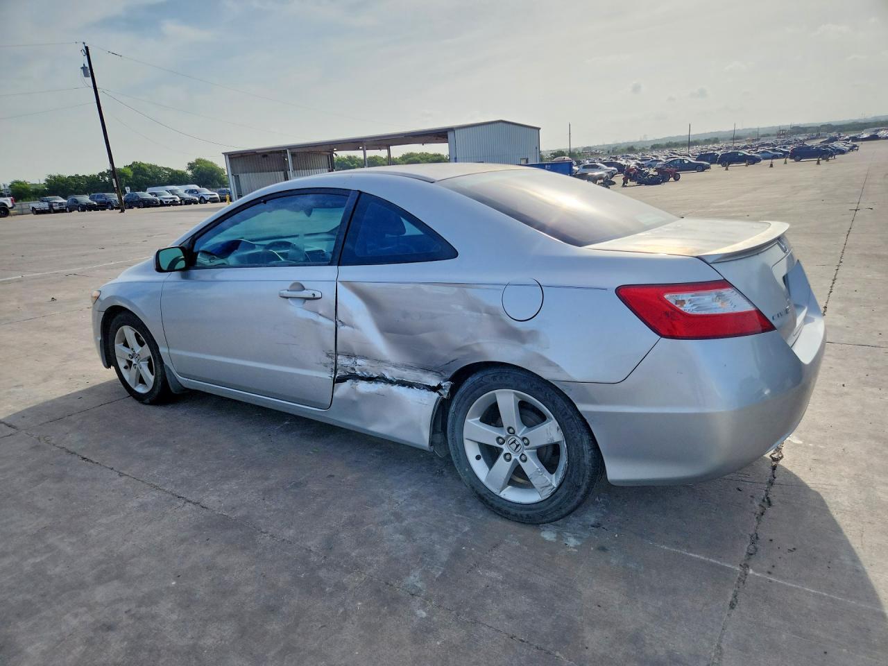 2007 Honda Civic Lx Silver vin: 2HGFG11657H545505