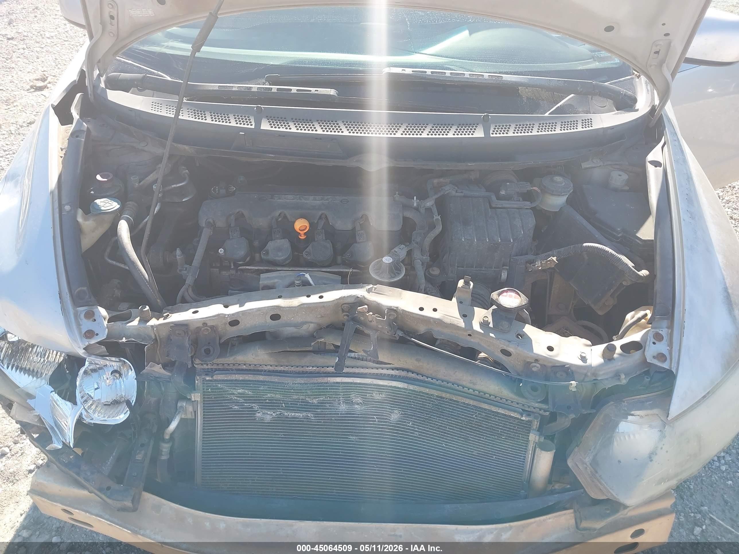 2008 Honda Civic Lx Silver vin: 2HGFG11658H525384