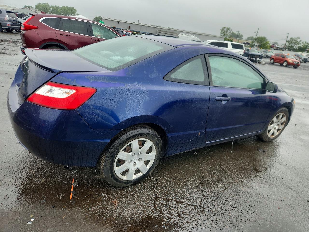 2008 Honda Civic Lx Blue vin: 2HGFG11658H573225
