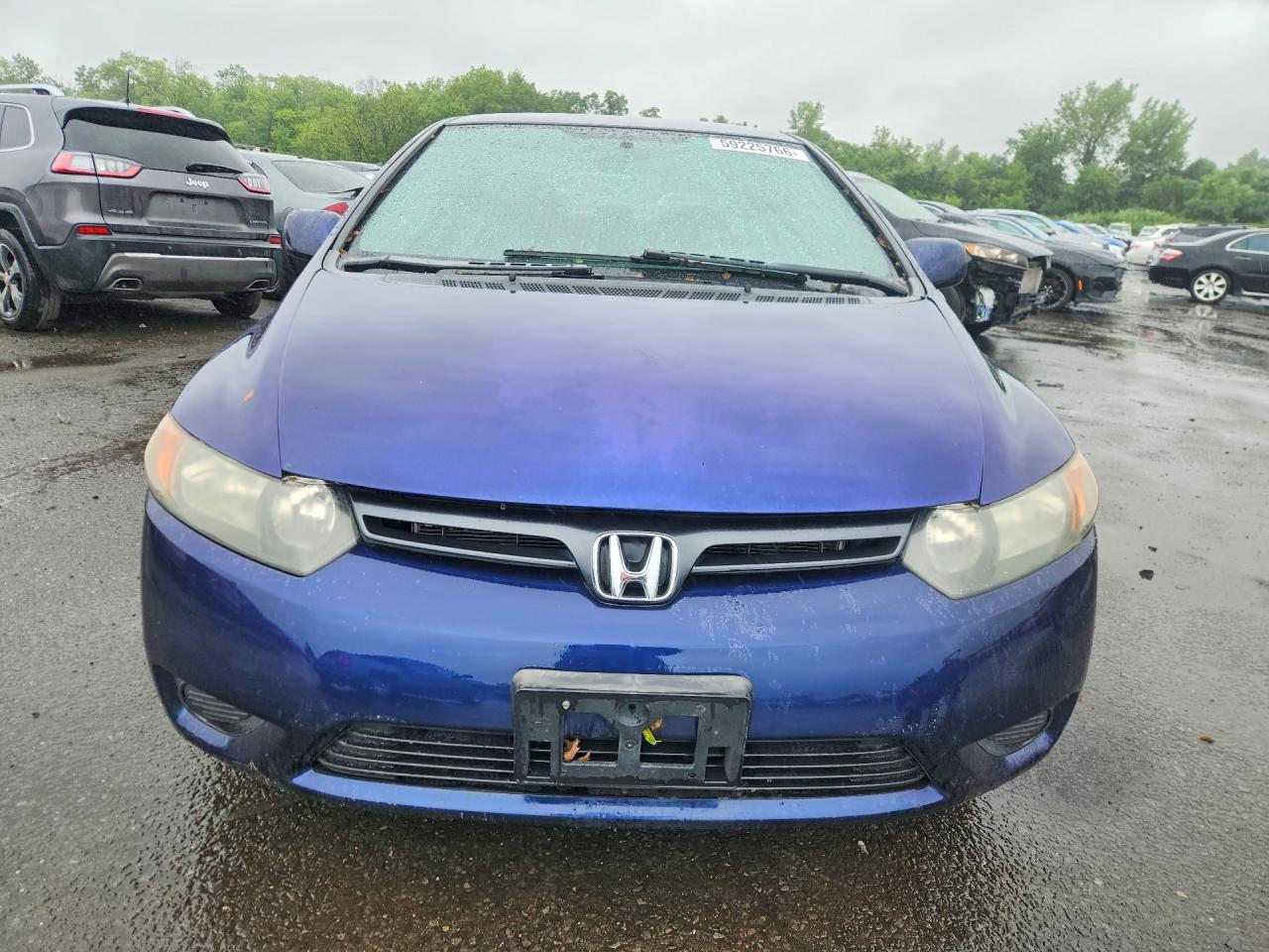 2008 Honda Civic Lx Blue vin: 2HGFG11658H573225