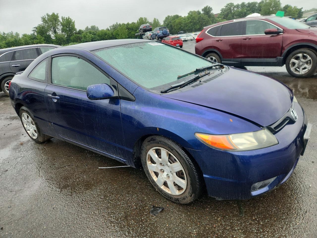 2008 Honda Civic Lx Blue vin: 2HGFG11658H573225
